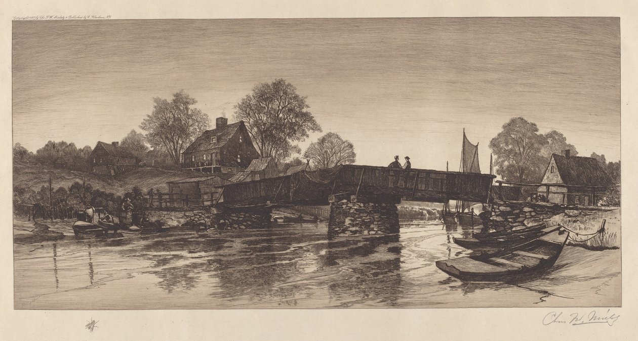 Sin título Puente viejo, 1888 de Charles Frederick William Mielatz