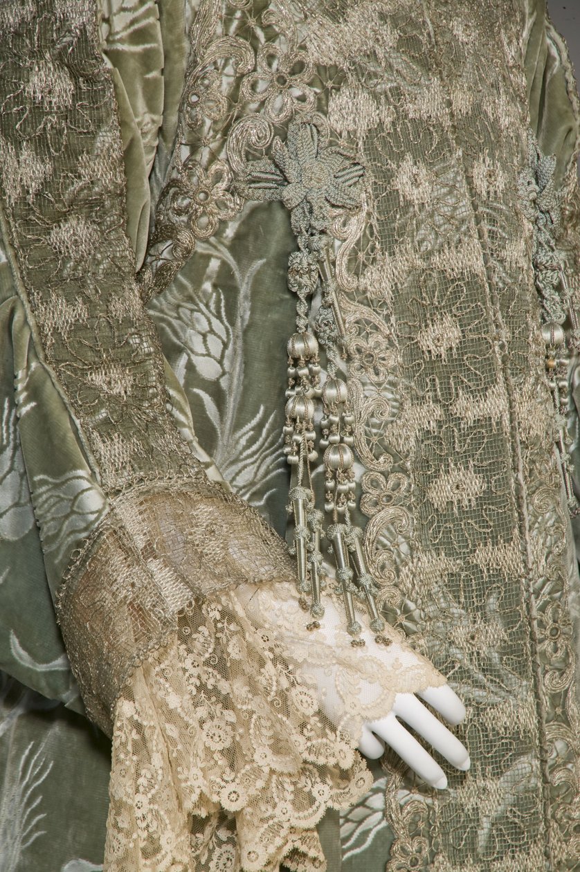 Abrigo de noche de Bertha Palmer, c.1902 (detalle) de Charles Frederick Worth