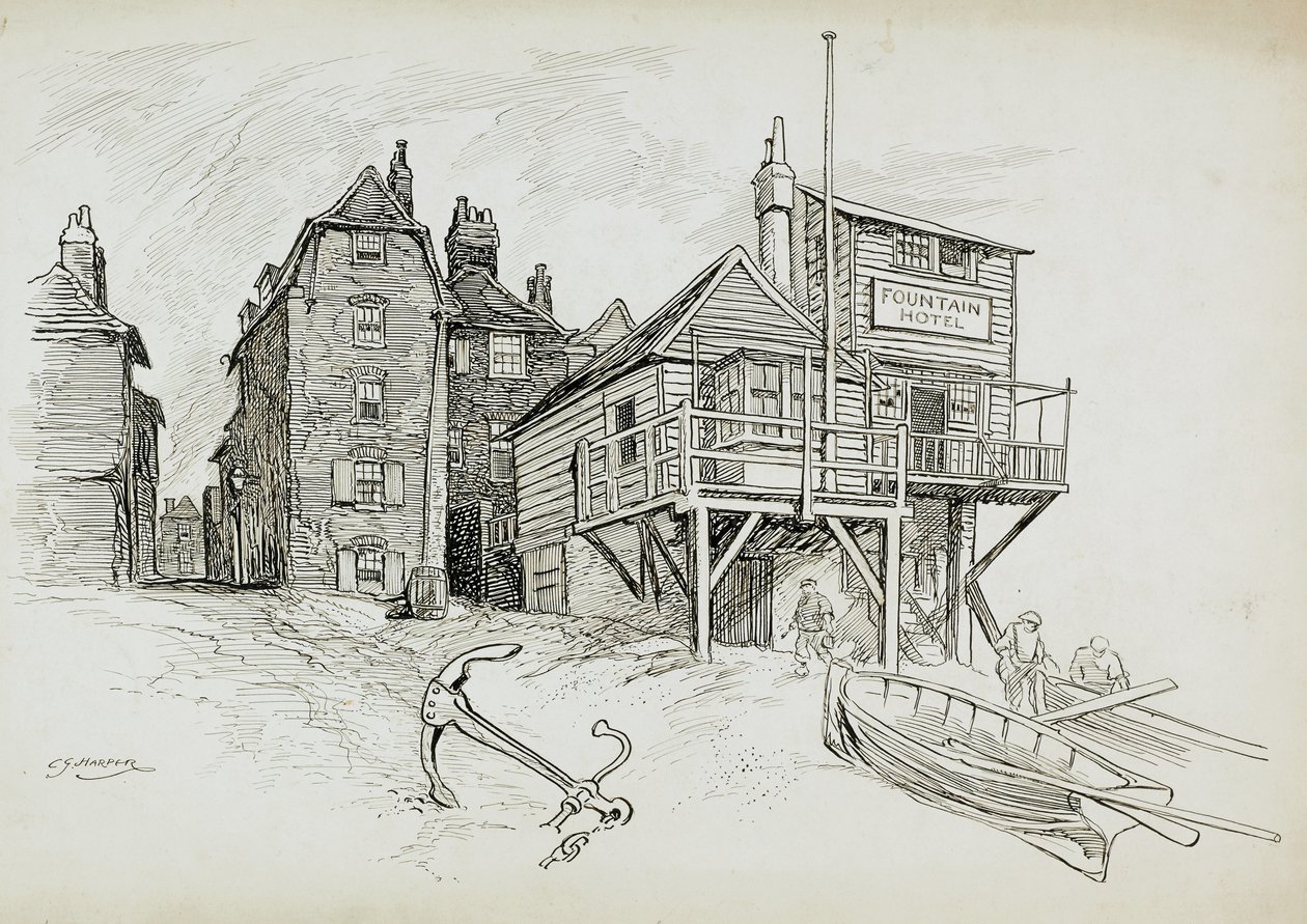 Hotel Fuente, Deal, Kent de Charles George Harper