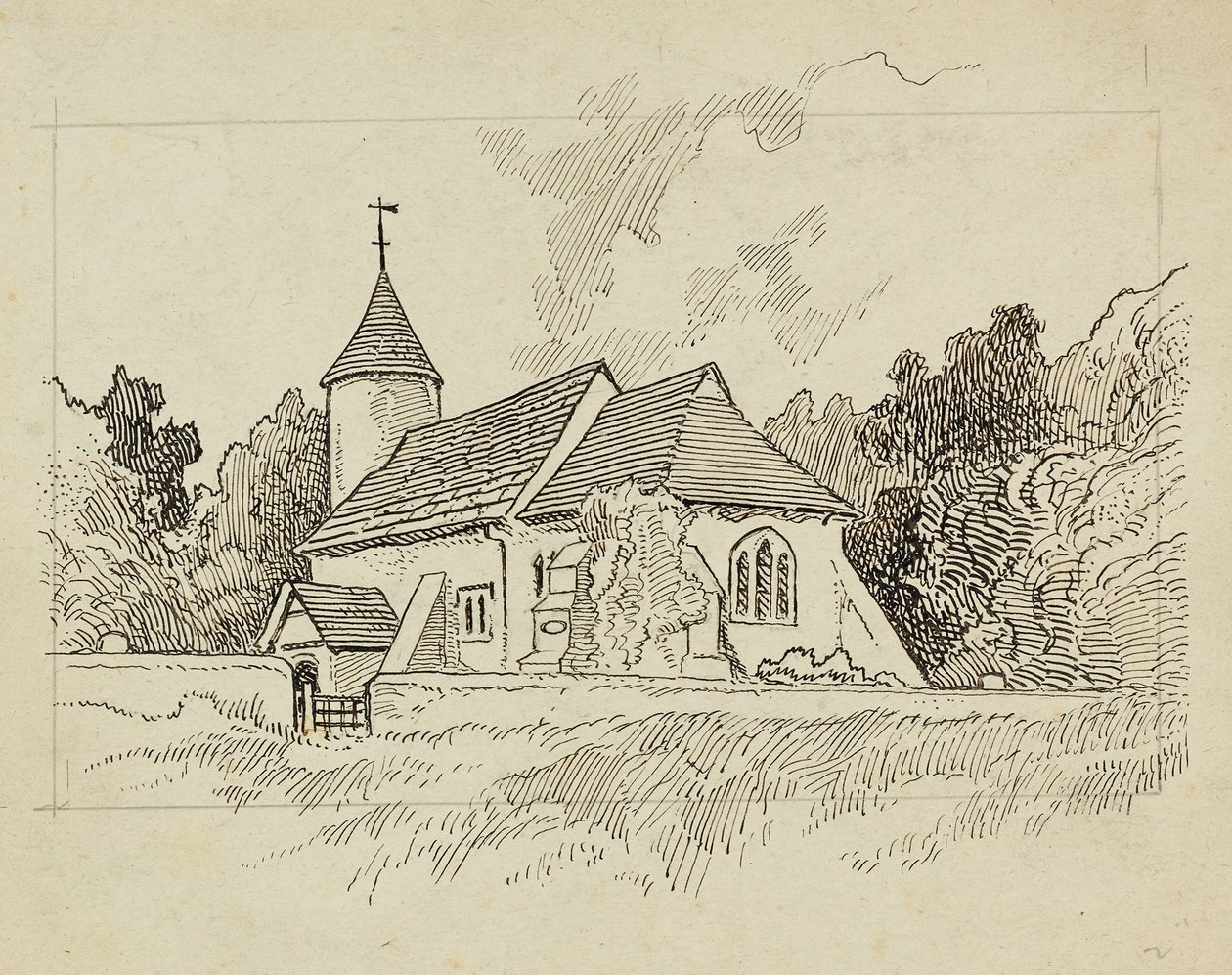 Iglesia no identificada, 1892-1933 de Charles George Harper