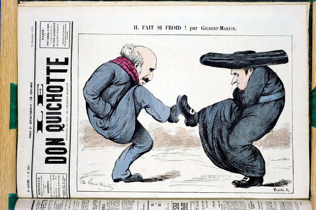 Portada de "Don Quijote", número 287, Satírico en Colores de Charles Gilbert Martin