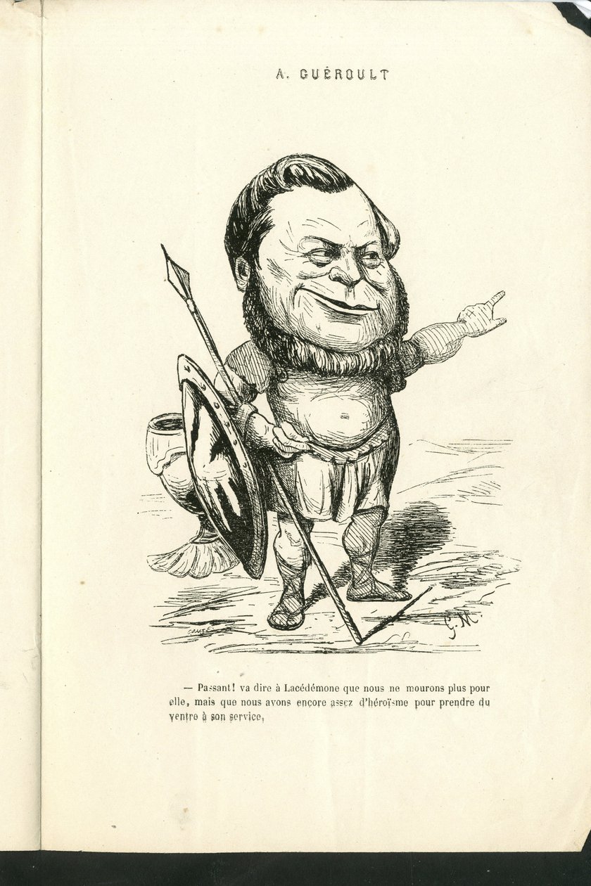 Ilustración de Charles Gilbert-Martin (1839-1905) en Contemporary Grimaces de Charles Gilbert Martin