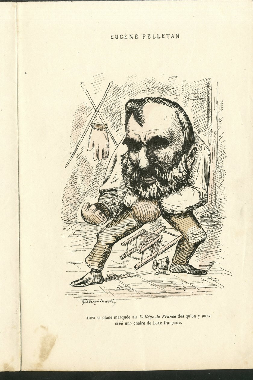 Ilustración de Charles Gilbert-Martin (1839-1905) en Contemporary Grimaces de Charles Gilbert Martin