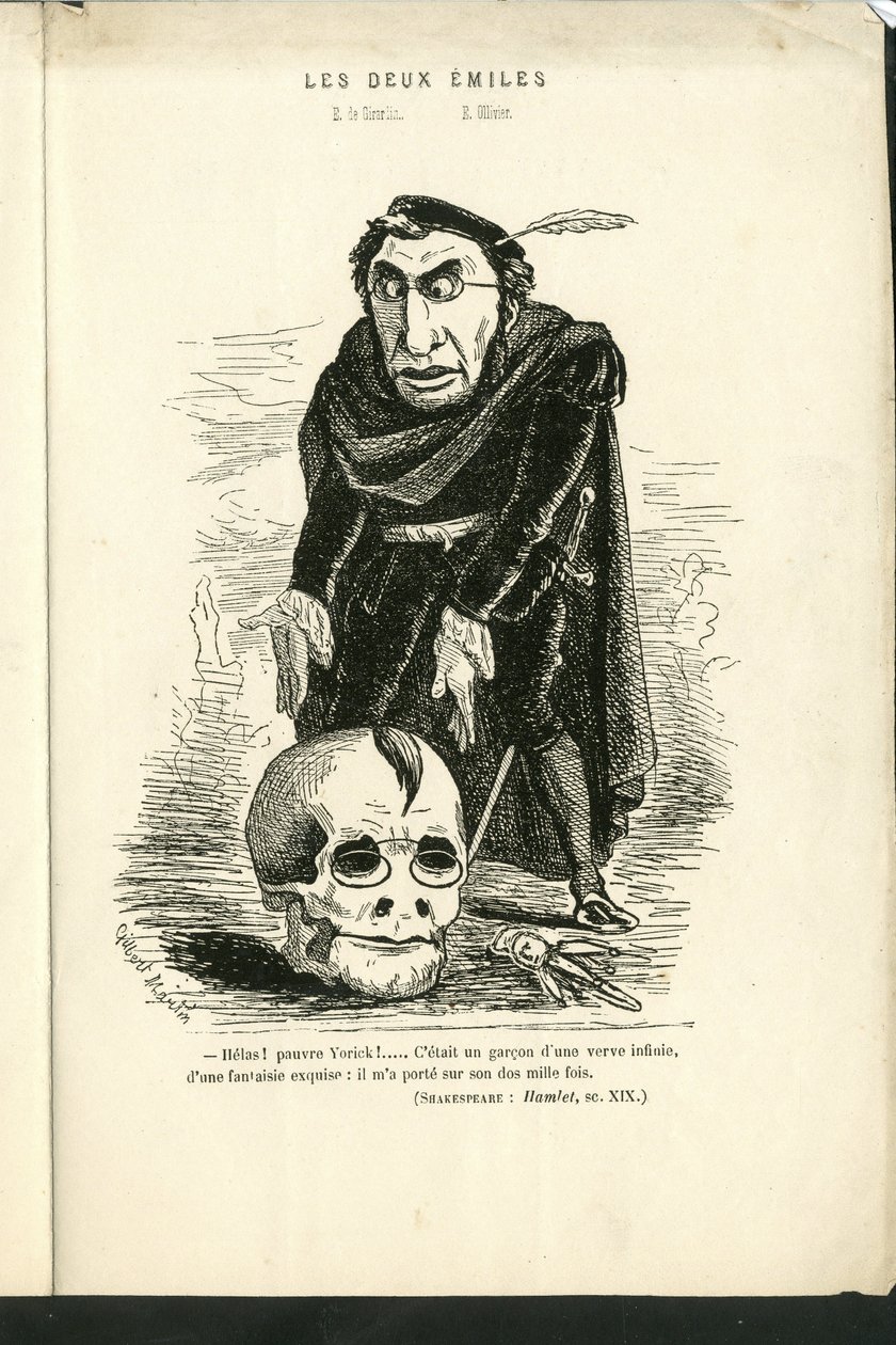 Ilustración de Charles Gilbert-Martin (1839-1905) en “Contemporary Grimaces” de Charles Gilbert Martin