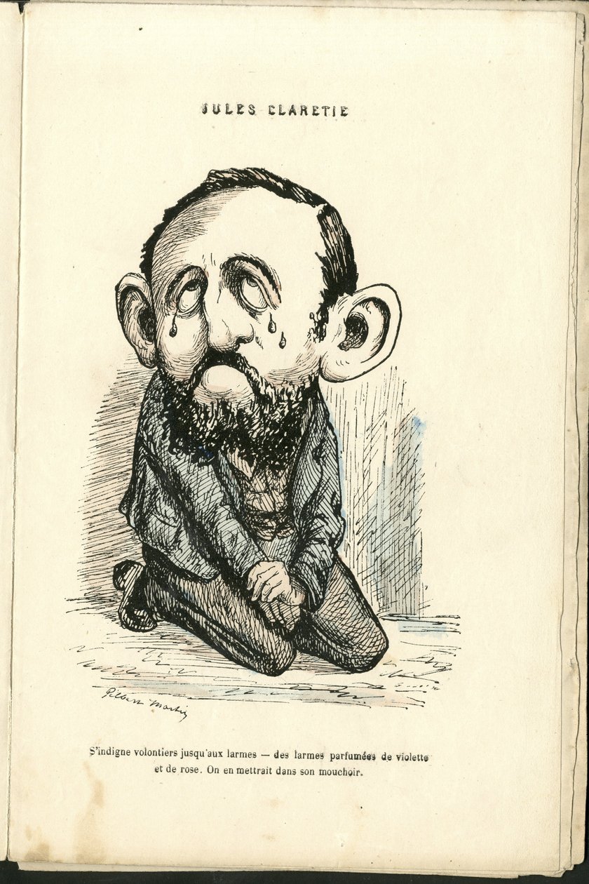 Ilustración de Charles Gilbert-Martin (1839-1905) en “Contemporary Grimaces” de Charles Gilbert Martin