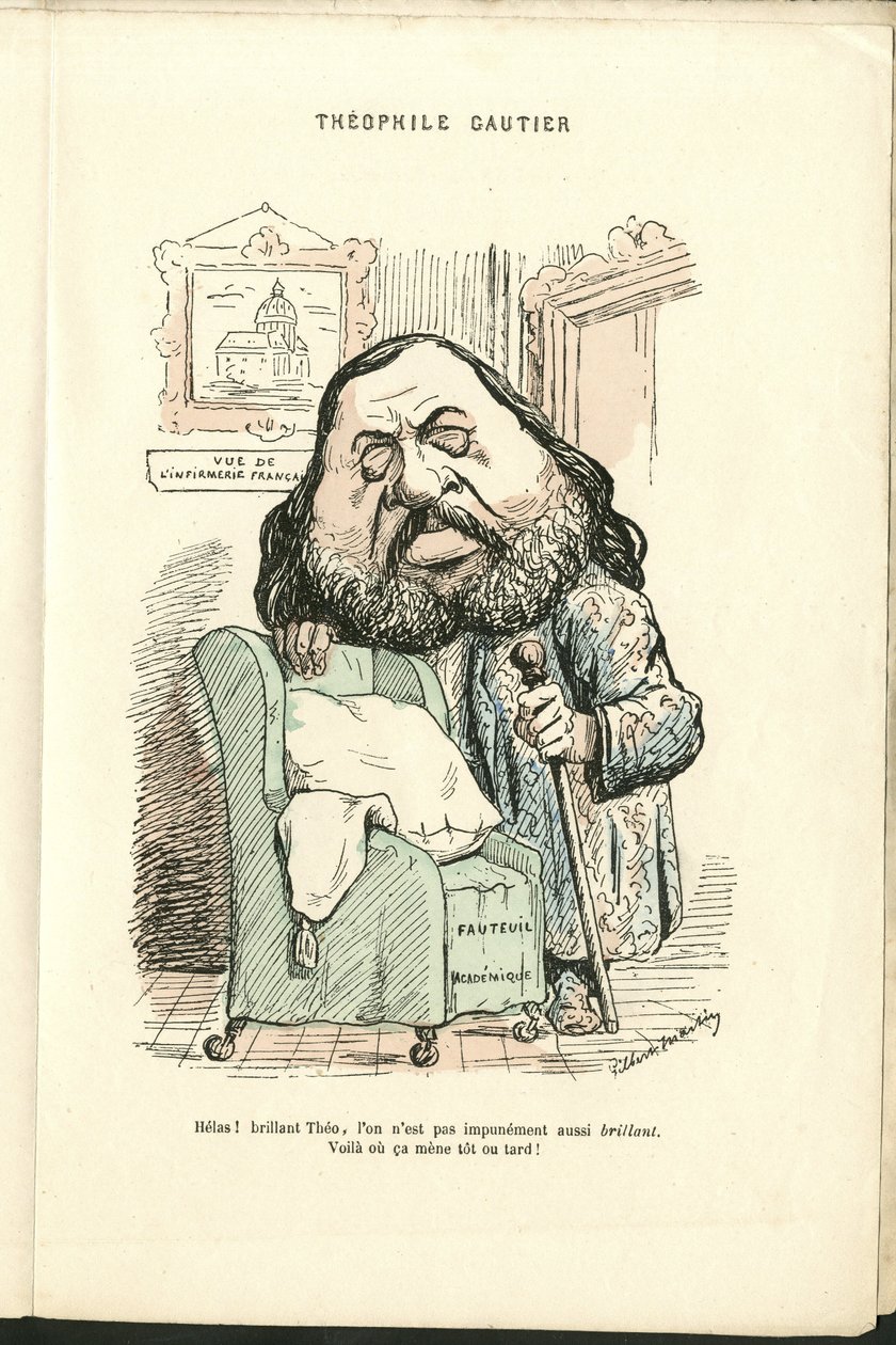 Ilustración de Charles Gilbert-Martin (1839-1905) en Contemporary Grimaces de Charles Gilbert Martin