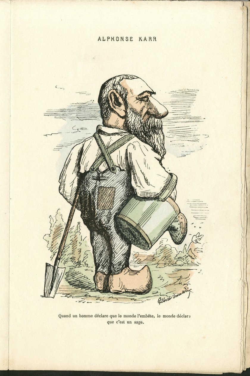 Ilustración de Charles Gilbert-Martin (1839-1905) en Contemporary Grimaces de Charles Gilbert Martin