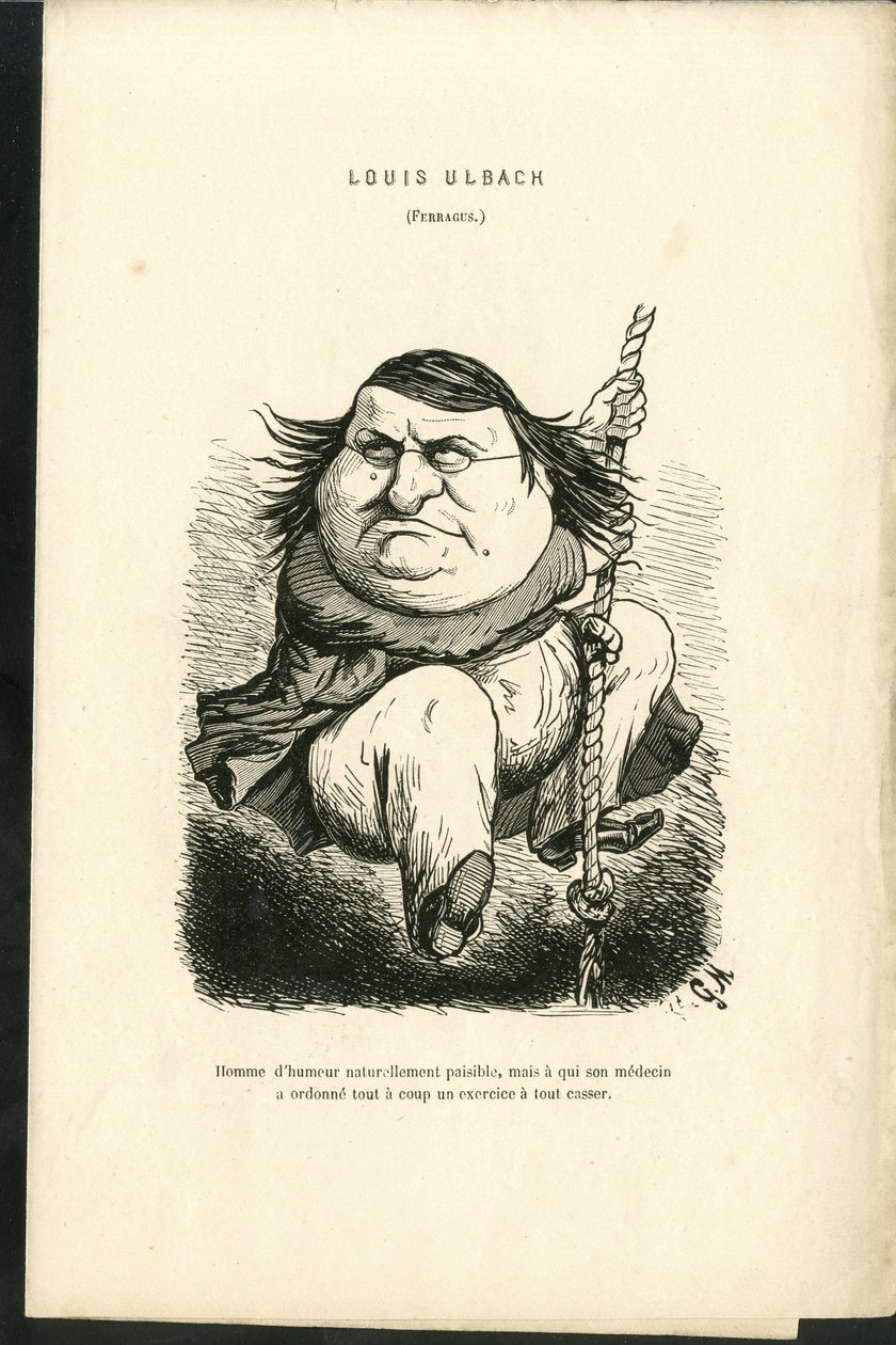 Ilustración de Charles Gilbert-Martin (1839-1905) en Contemporary Grimaces de Charles Gilbert Martin