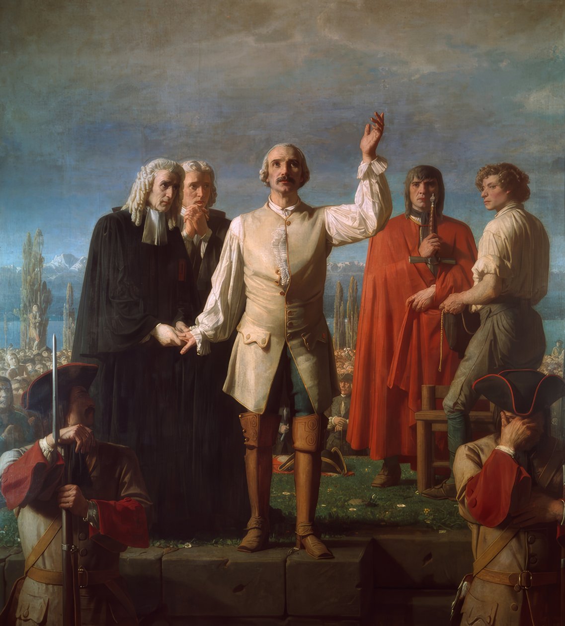 Ejecución del Mayor Davel de Charles Gleyre