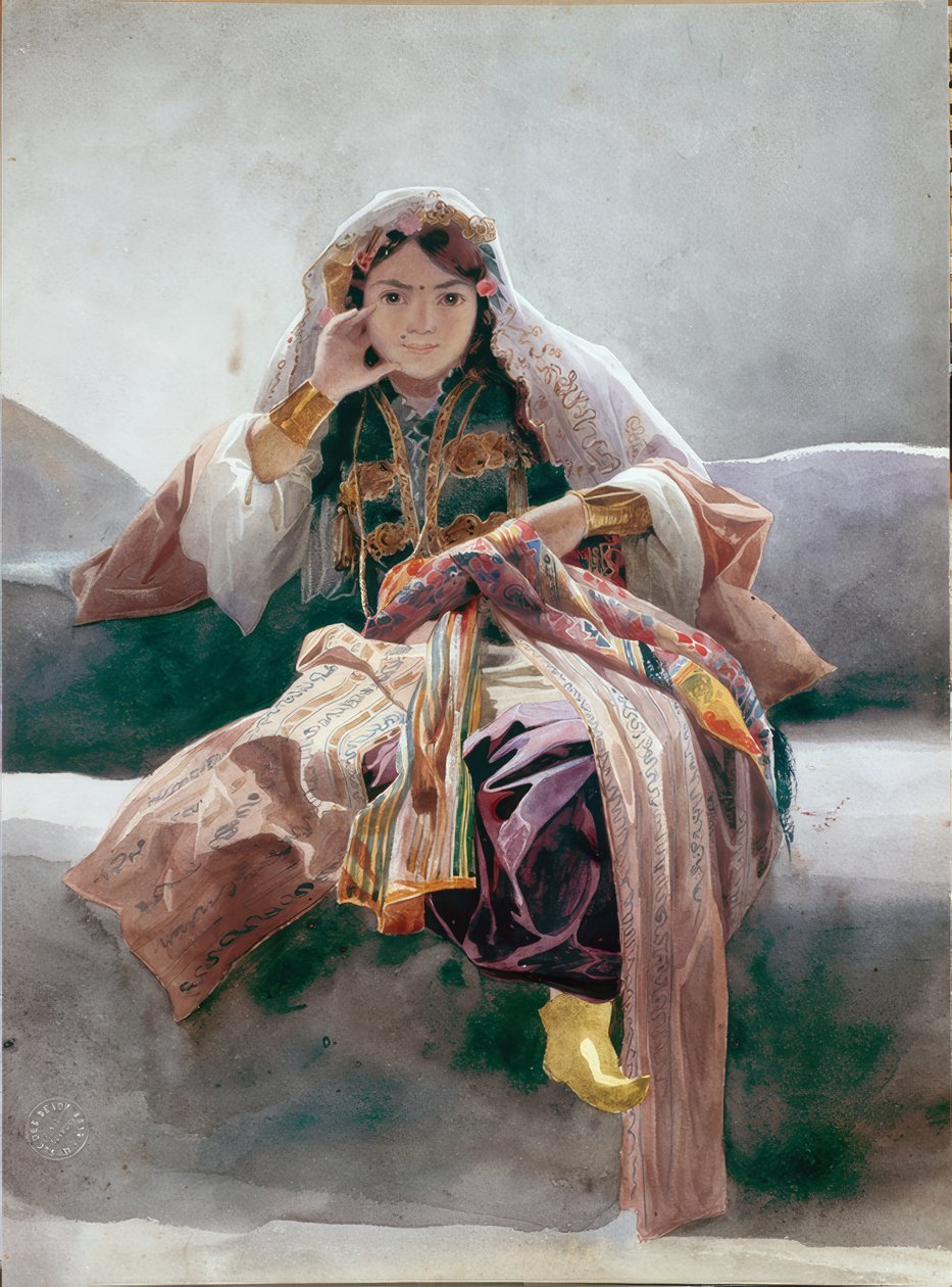 Mujer judía de Esmirna de Charles Gleyre