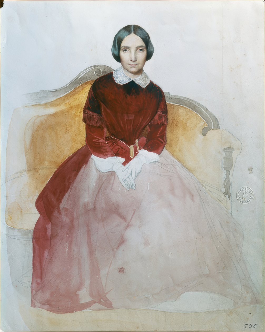 Retrato de mujer de Charles Gleyre