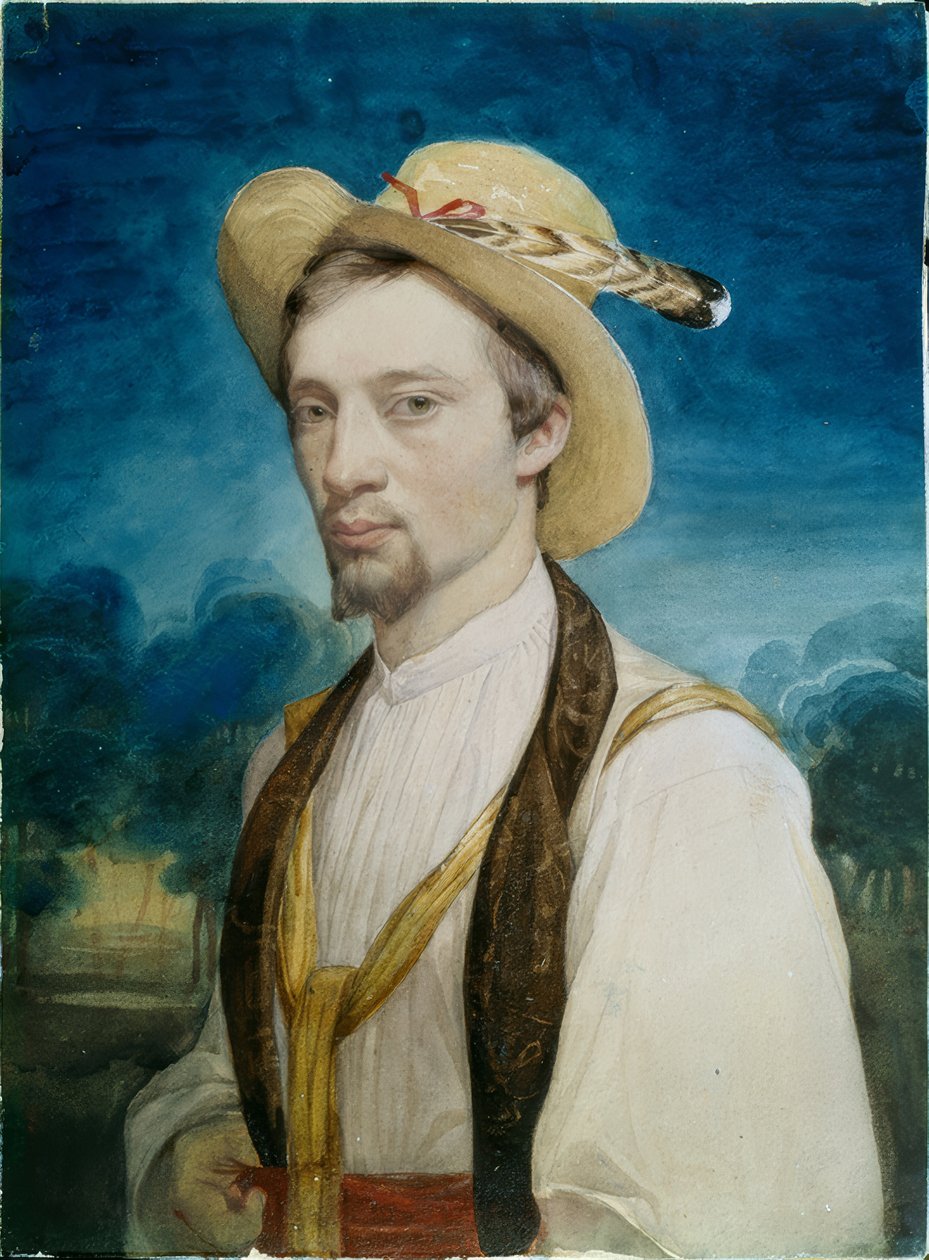 Autorretrato Charles Gleyre de Charles Gleyre