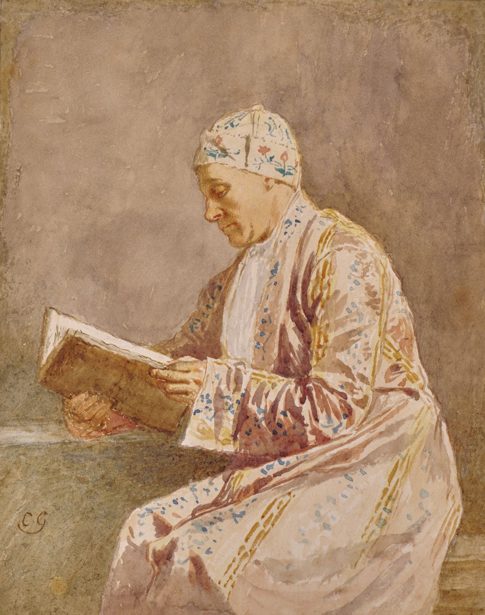 Lectura del hombre de Charles Green