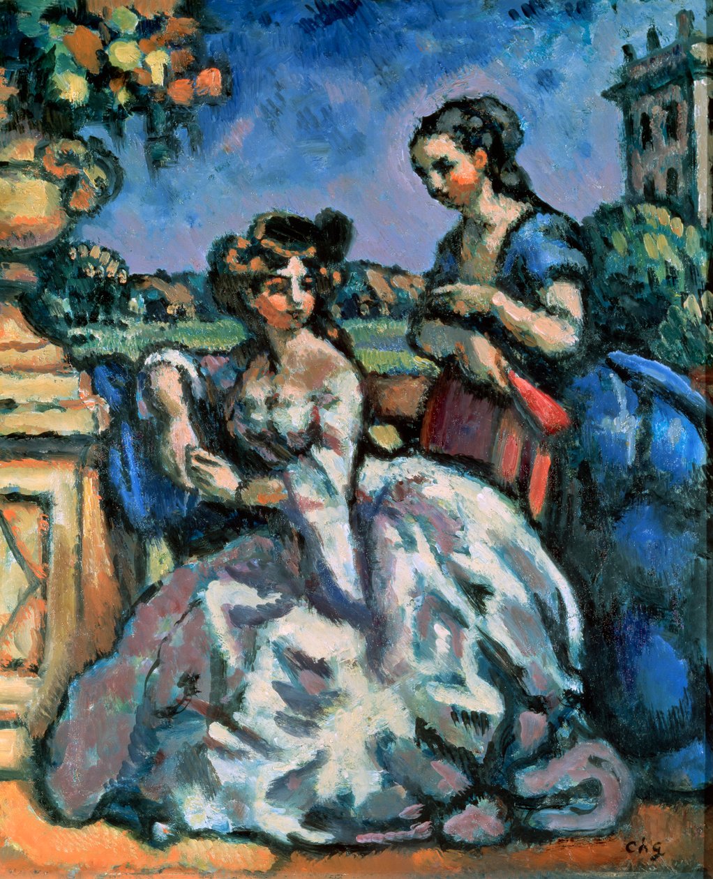 La terraza, 1909 de Charles Guerin