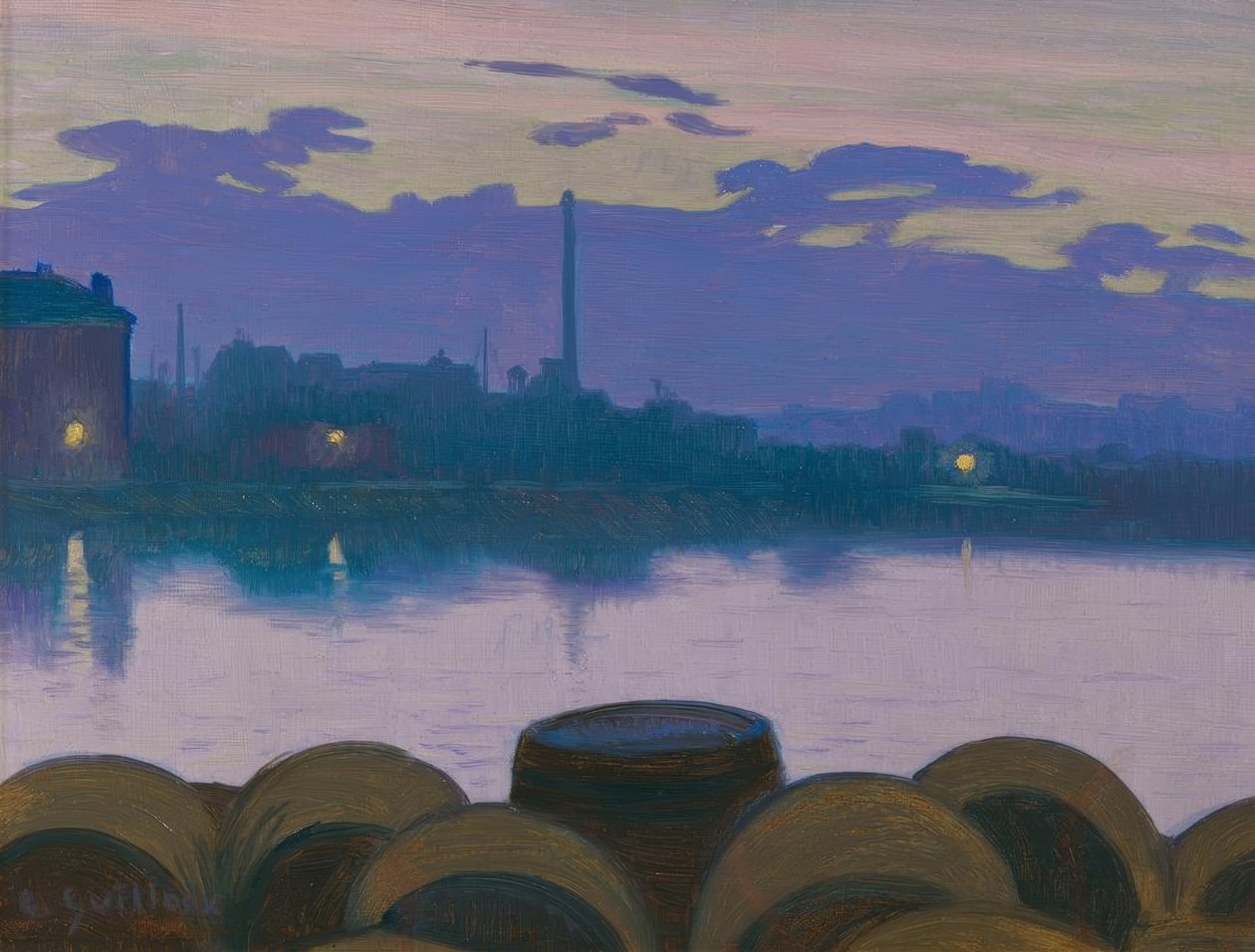 Paisaje fluvial de Charles Guilloux