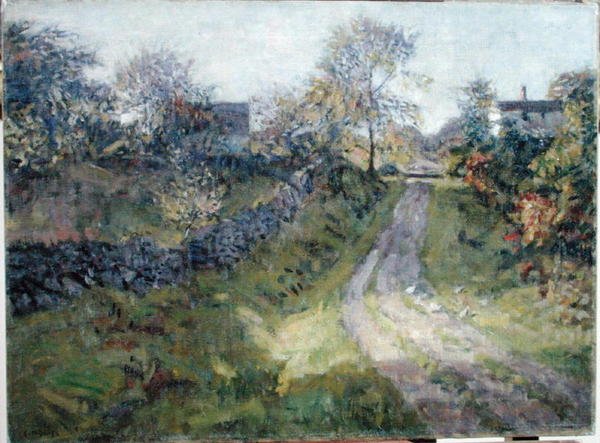 Camino en la ladera, Mystic, Connecticut de Charles Harold Davis