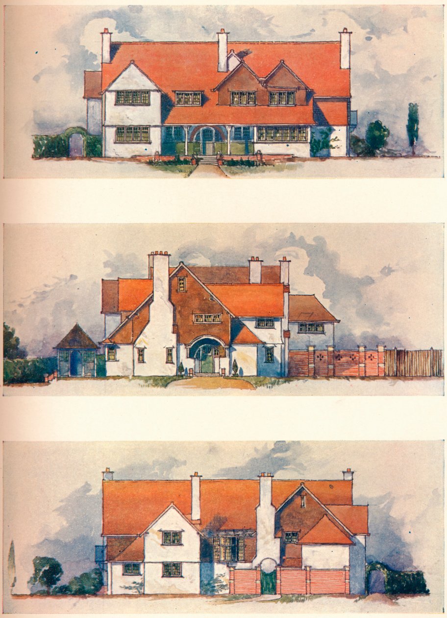 Casa en la Ciudad Jardín, Letchworth de Charles Harrison Townsend