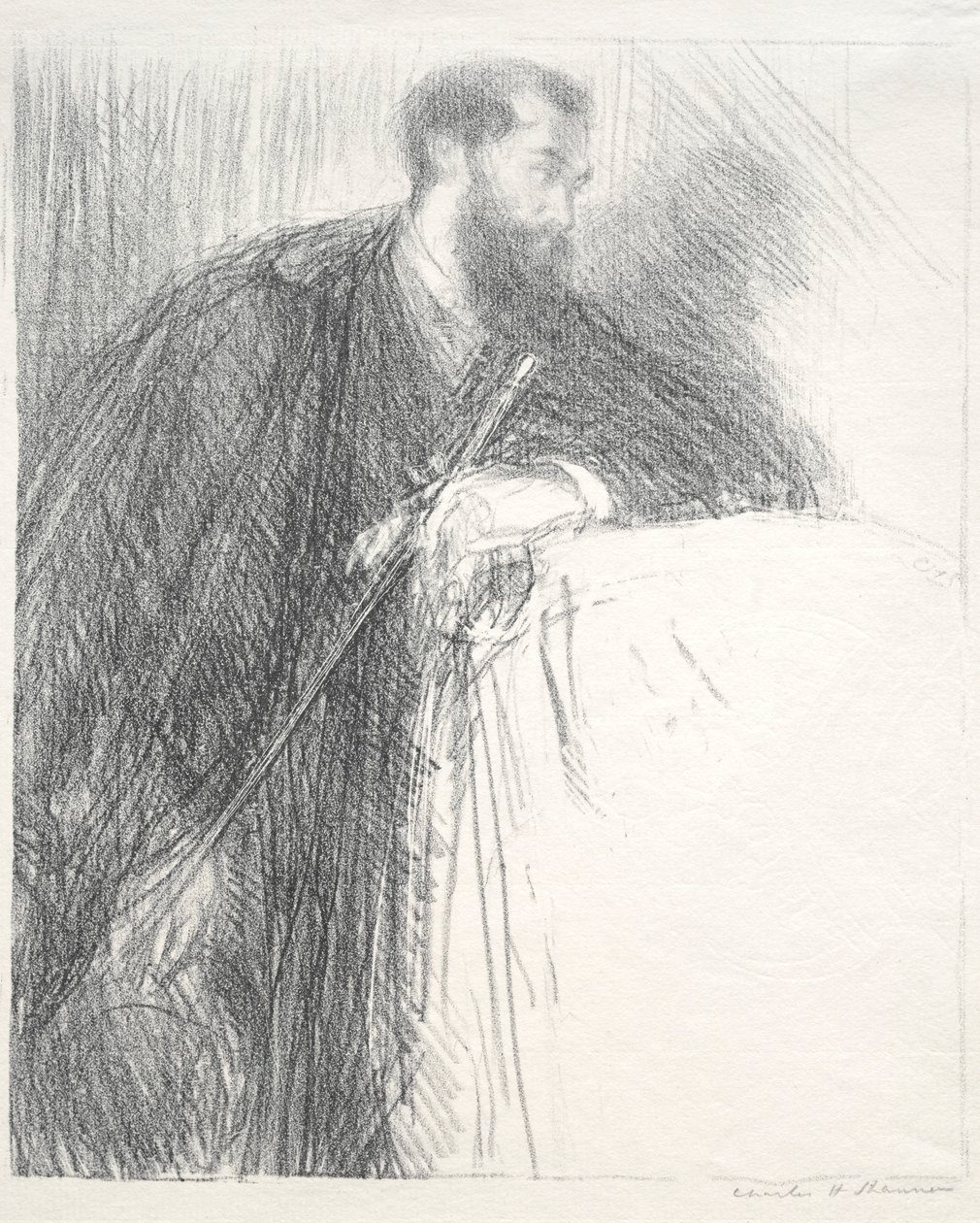 Lucien Pissarro, 1895 de Charles Haslewood Shannon