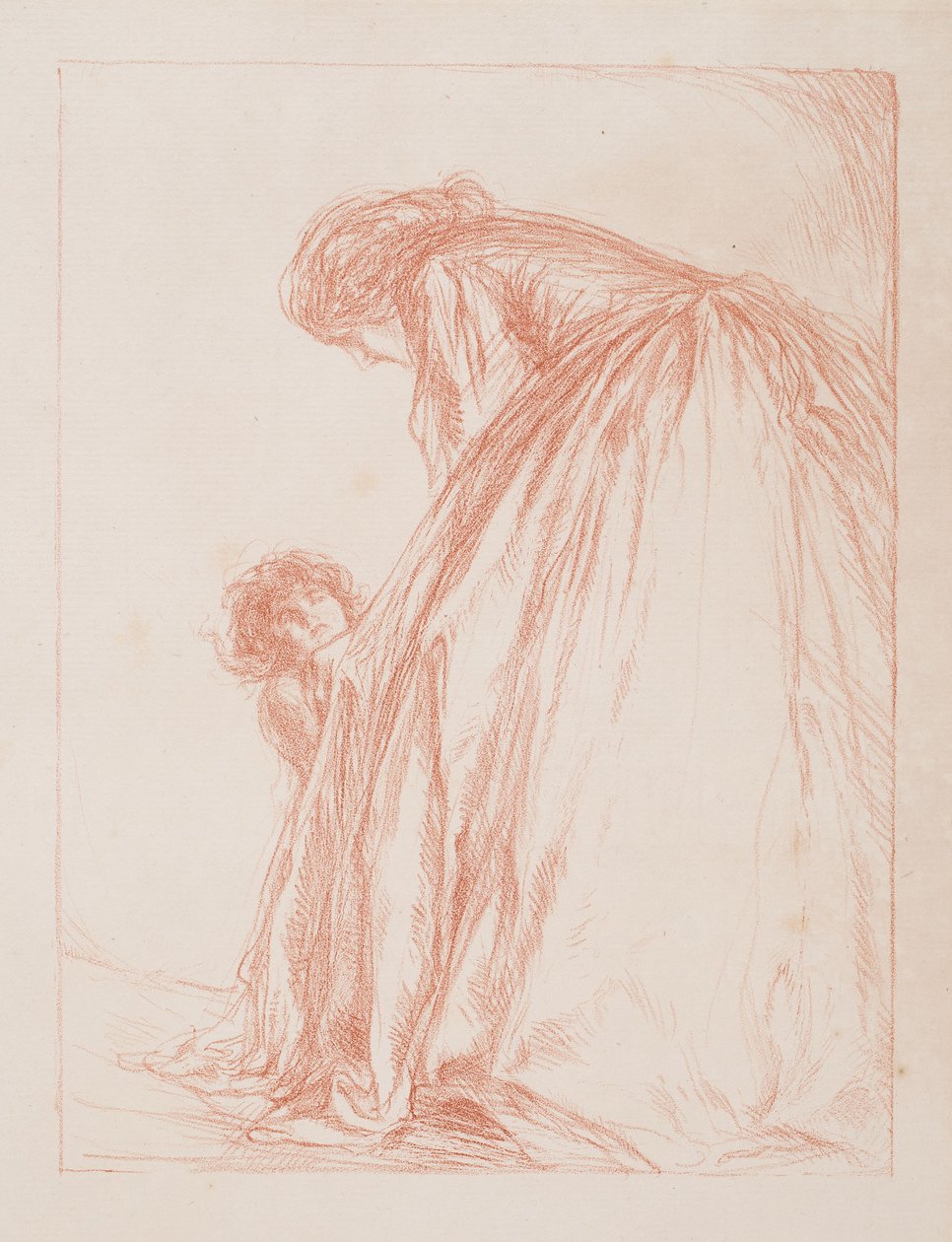 Madre e hijo de Charles Haslewood Shannon