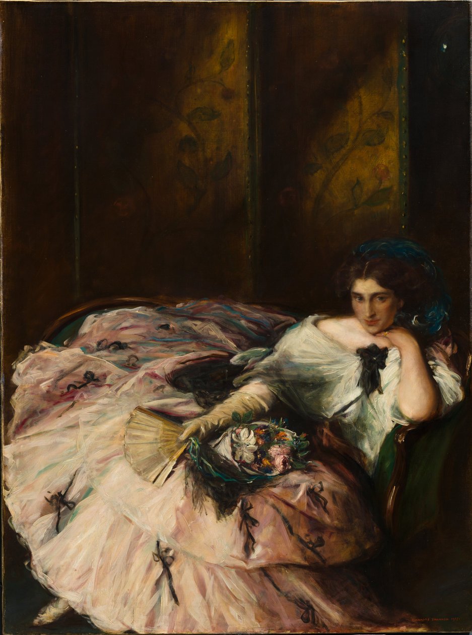 Recuerdo de un "Baile Internacional" (Retrato de la Srta. Kathleen Bruce) de Charles Haslewood Shannon