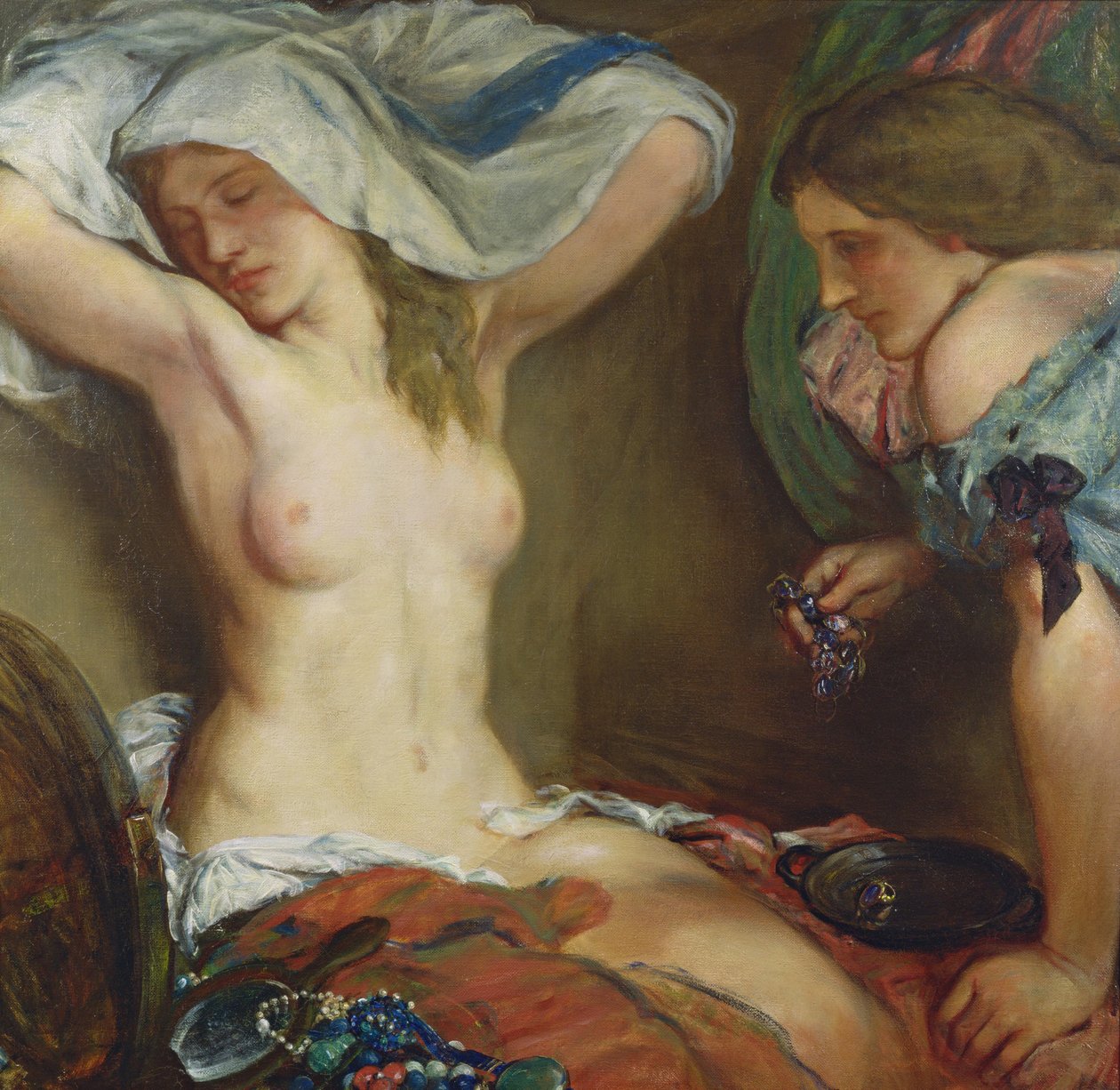 El collar de amatista, 1905 de Charles Haslewood Shannon