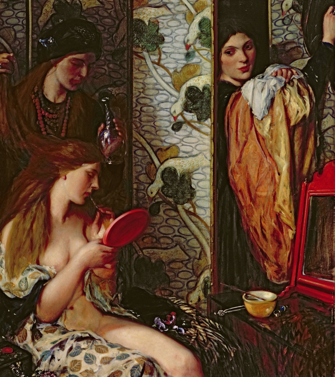 El tocador, 1912 de Charles Haslewood Shannon