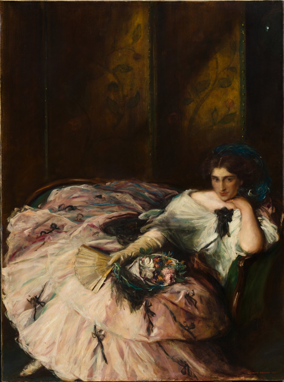 Souvenir of an "International Ball" (Portrait of Miss Kathleen Bruce) de Charles Hasslewood Shannon