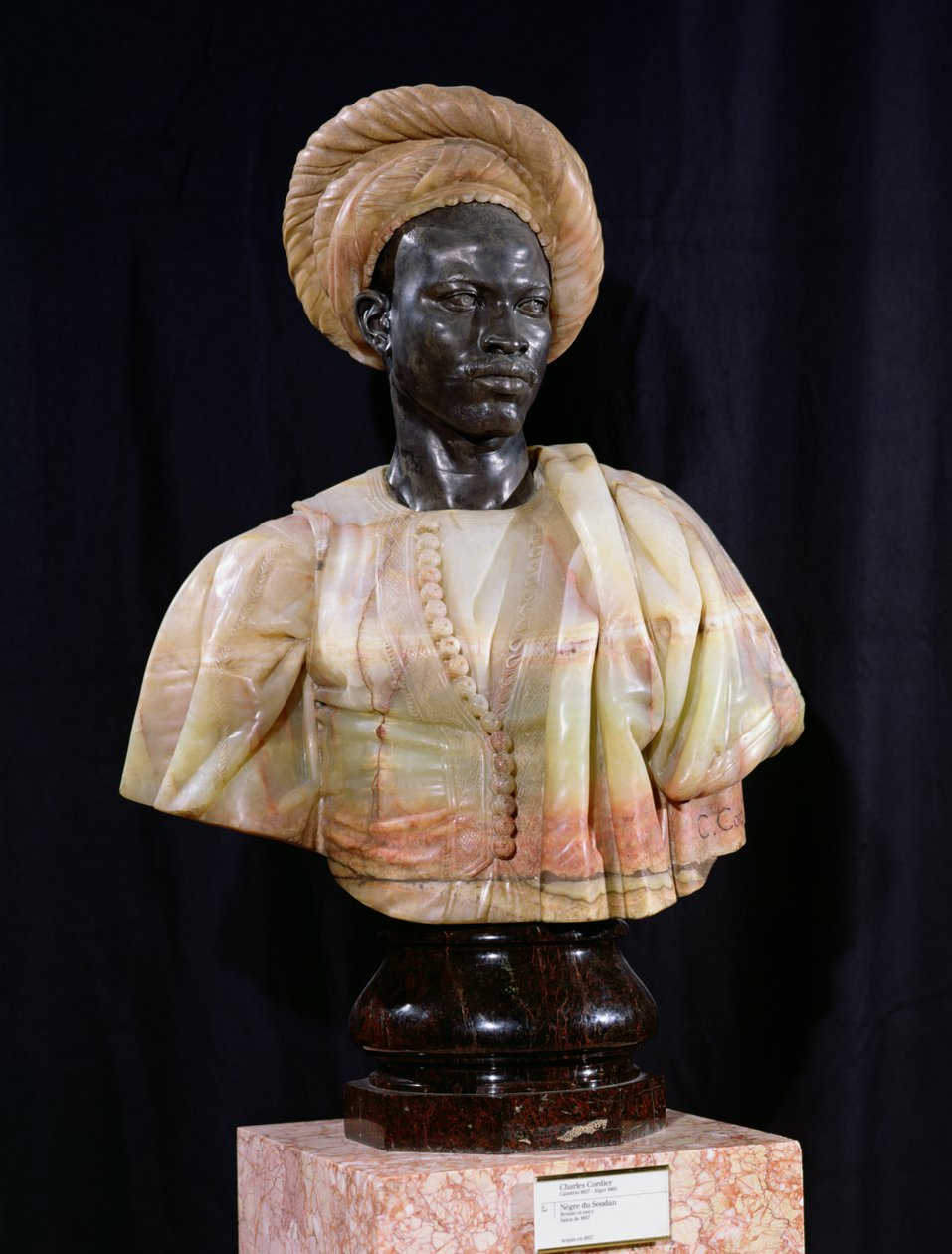 Busto de un hombre sudanés, 1857 de Charles Henri Joseph Cordier