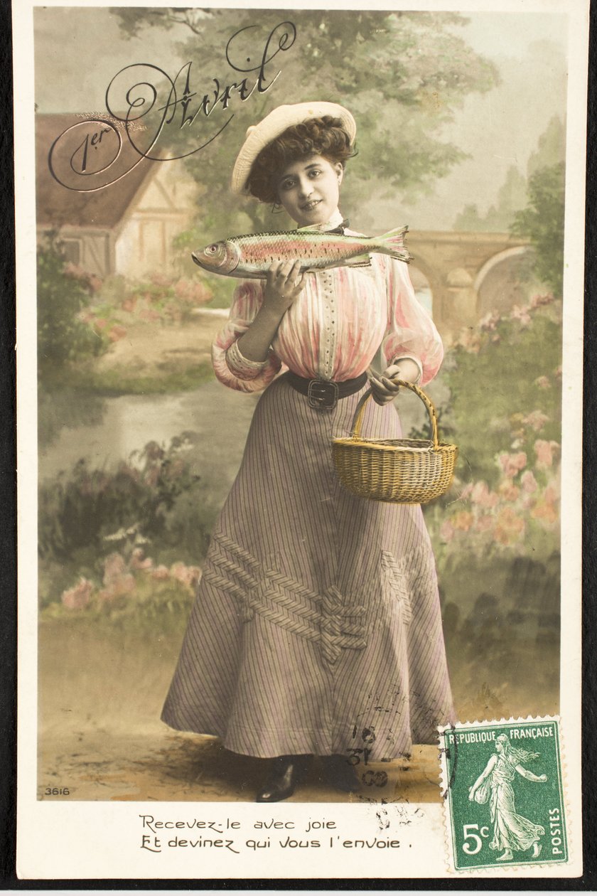 Pez de Abril, Mujer de la Belle Époque de Augustus Kollner
