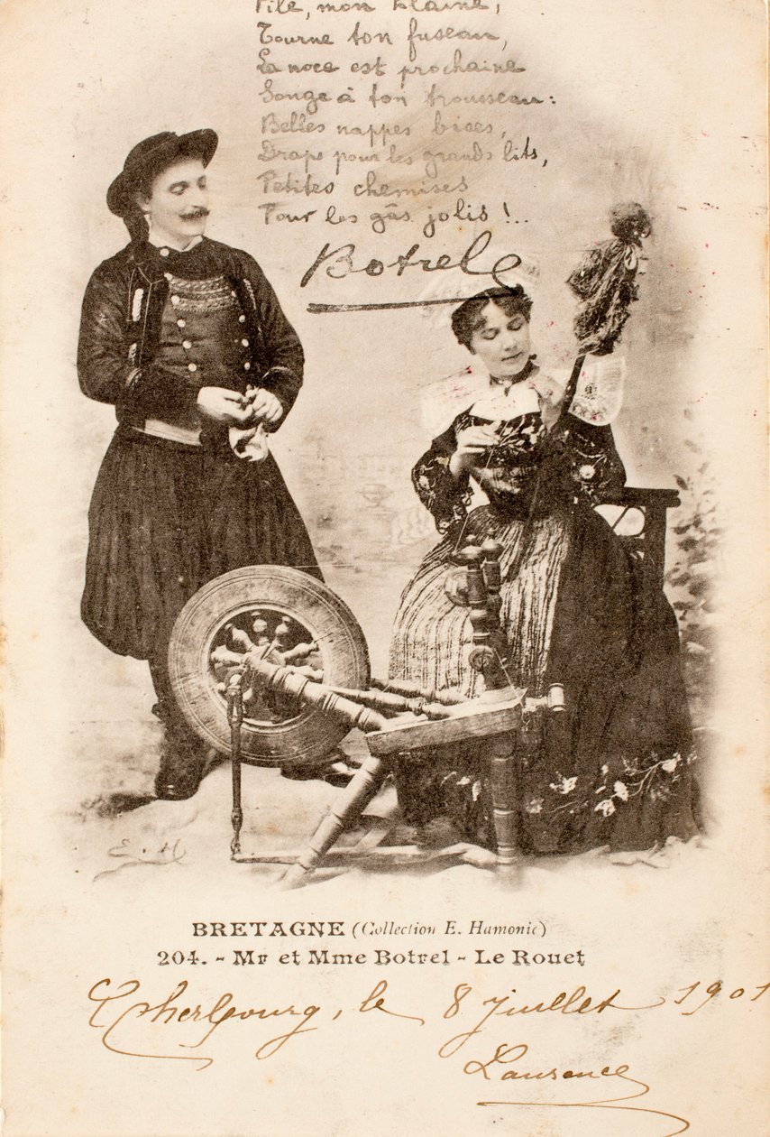Le Rouet, Bretaña, Francia de Augustus Kollner