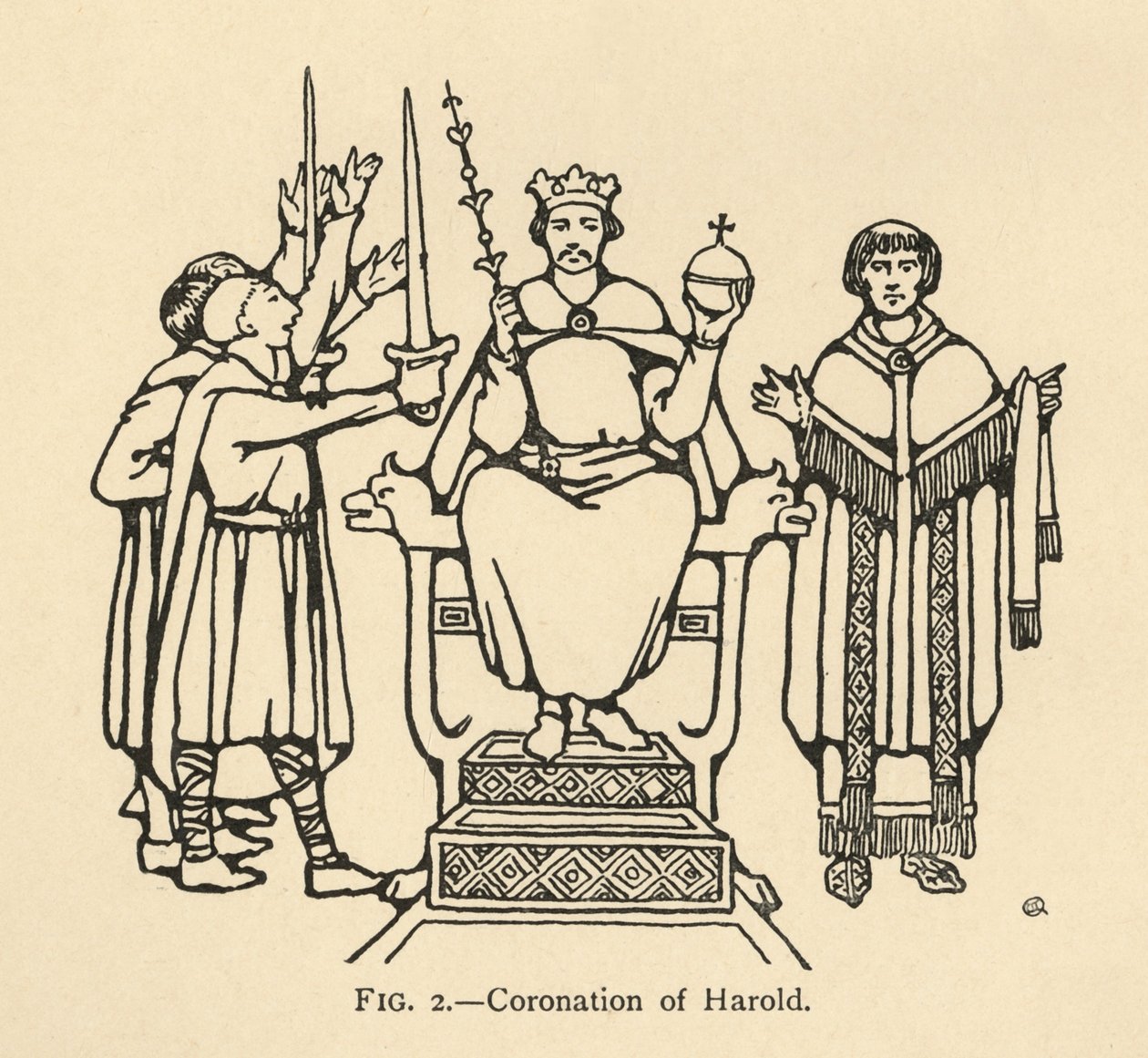 Coronación de Harold, 1931 de Charles Henry Bourne Quennell