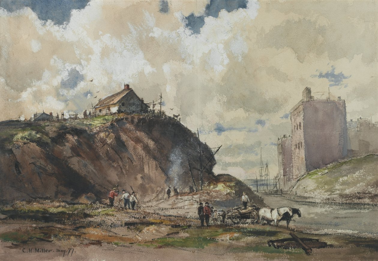 La Forma en que se Construye la Ciudad, 1877 de Charles Henry Miller