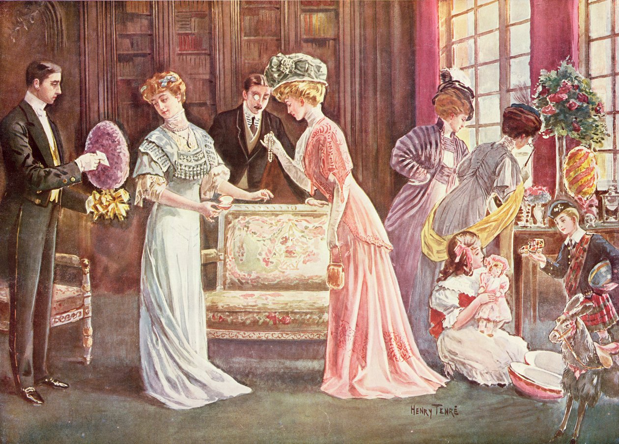 Huevos de Pascua en la ciudad, 1908 de Charles Henry Tenre