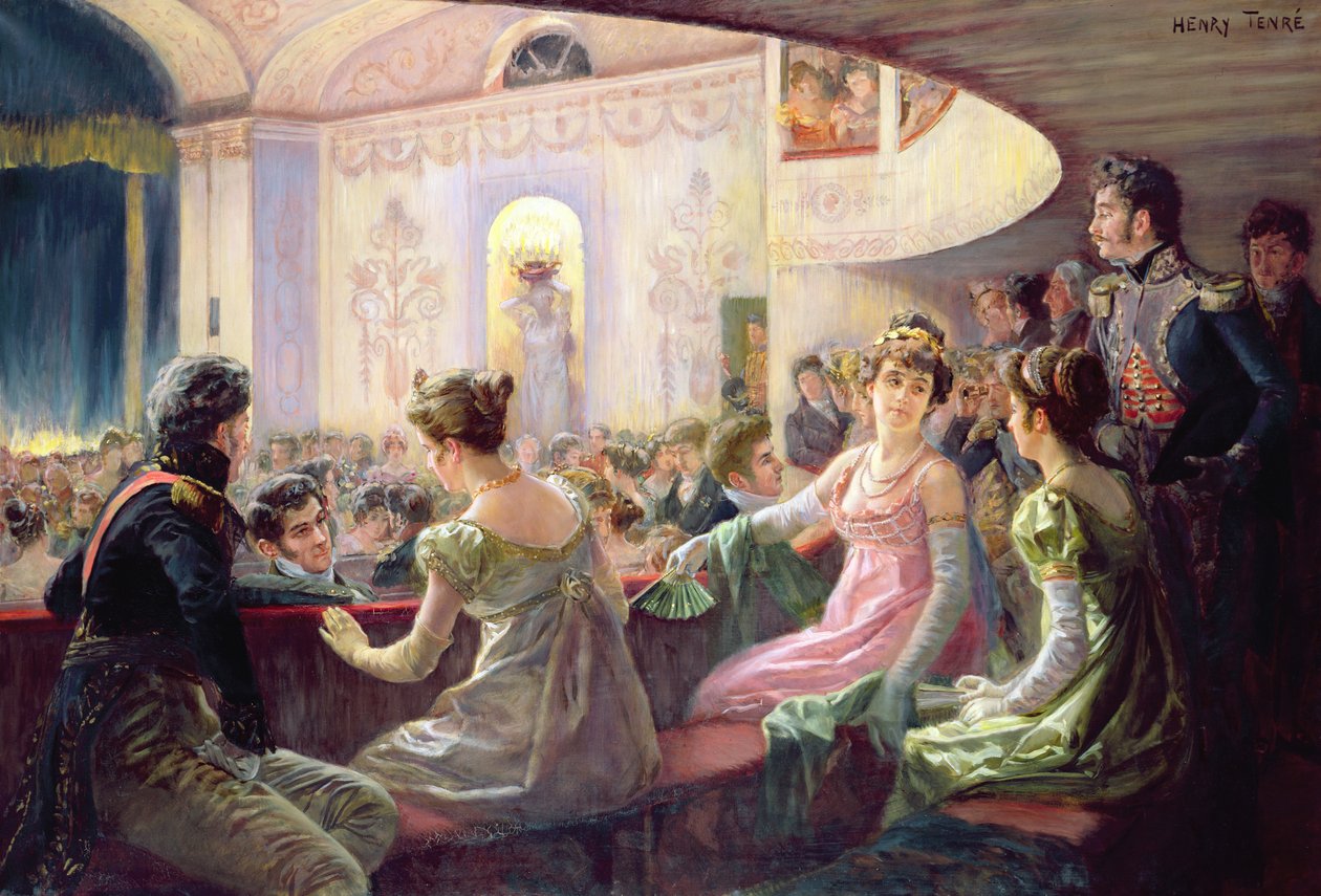 El intervalo en el teatro de Charles Henry Tenre