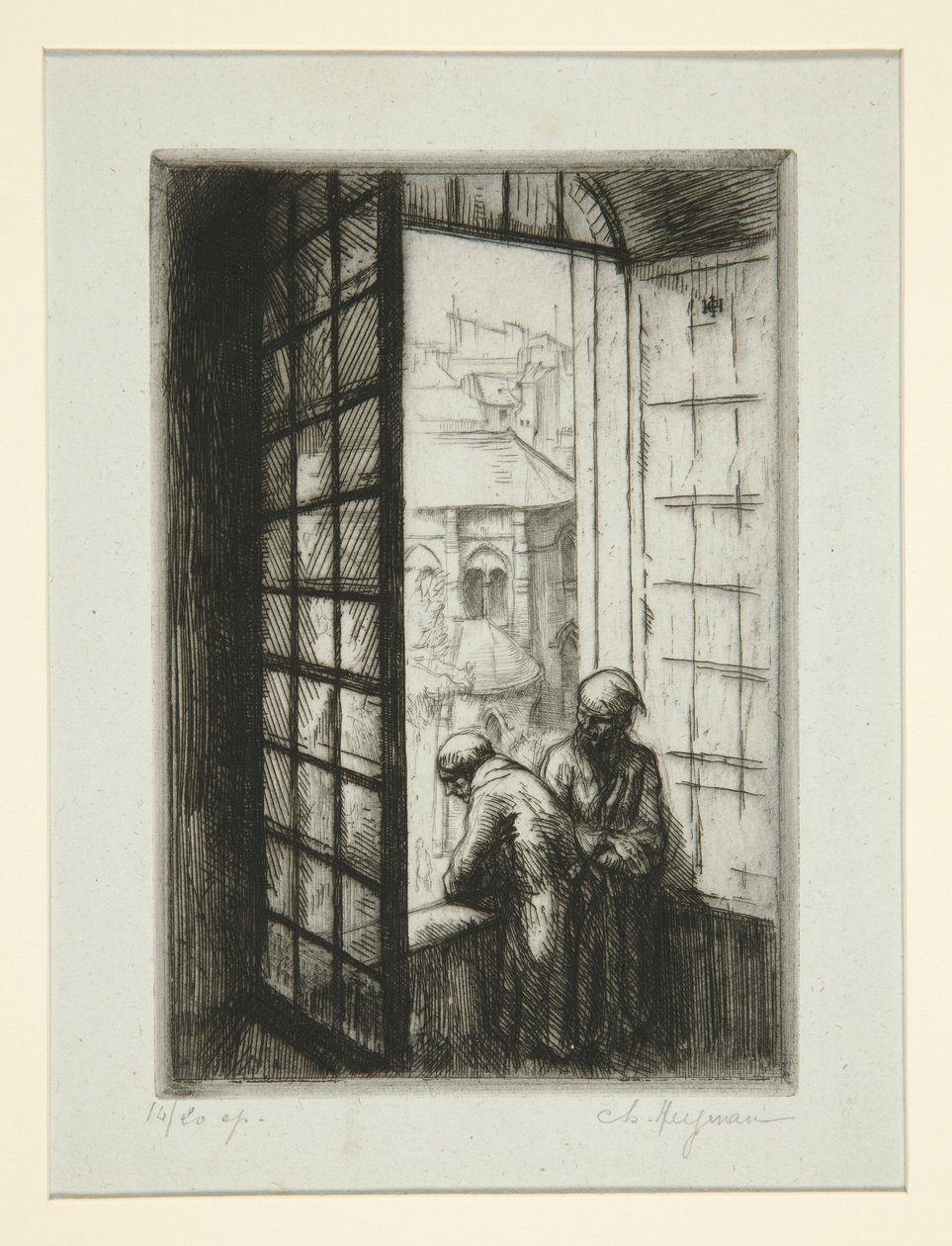 Una ventana del antiguo Hôtel-Dieu de Charles Heyman