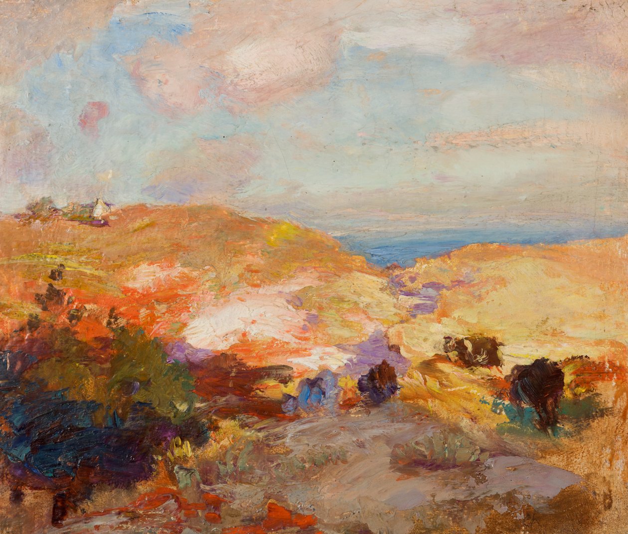Paisaje (óleo) de Charles Hodge Mackie