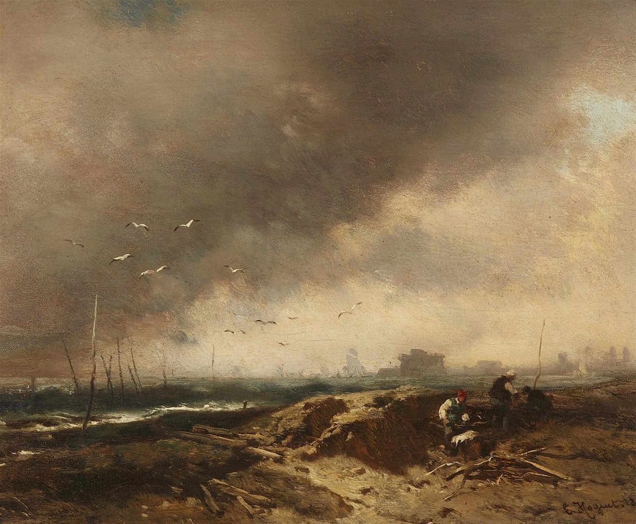 Coleccionistas de madera flotante de Charles Hoguet