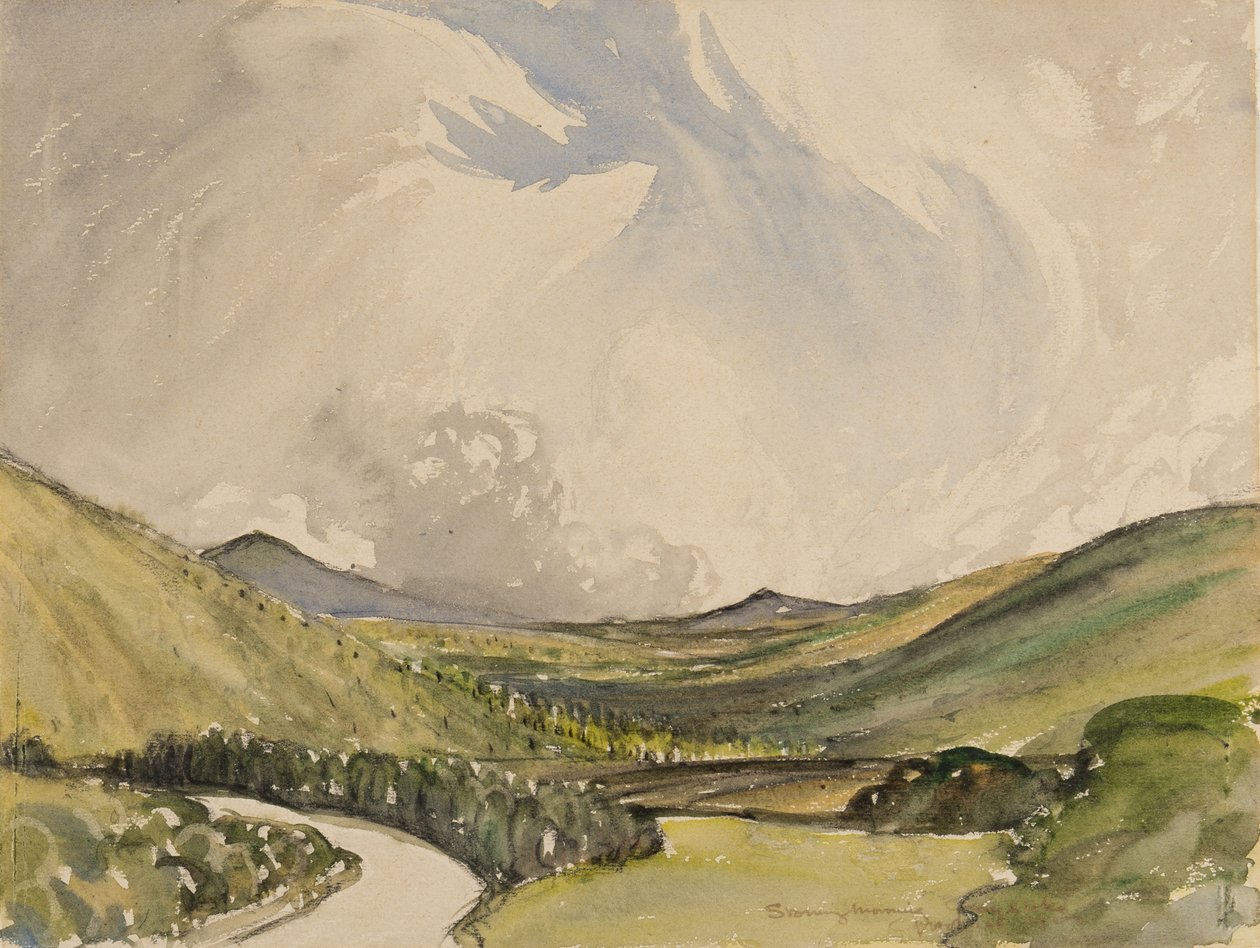 Mañana tormentosa, Graystoke, Cumbria de Charles John Holmes