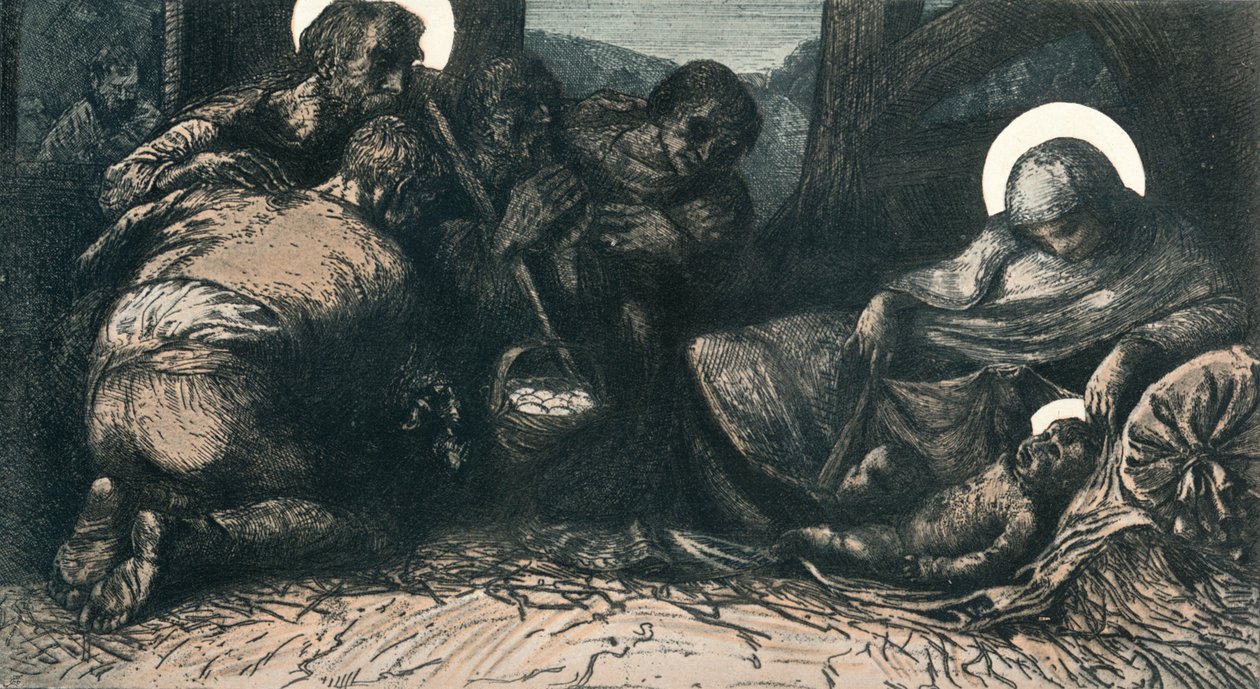 La Natividad, c1900 1903-1904 de Charles Holroyd