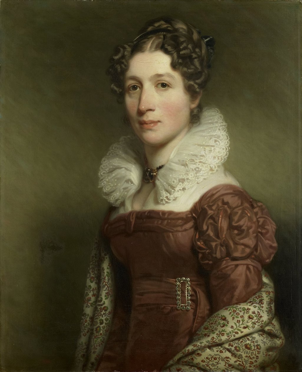 Jacoba Vetter (1796-1830), esposa de Pieter Meijer Warnars, librero de Ámsterdam de Charles Howard Hodges