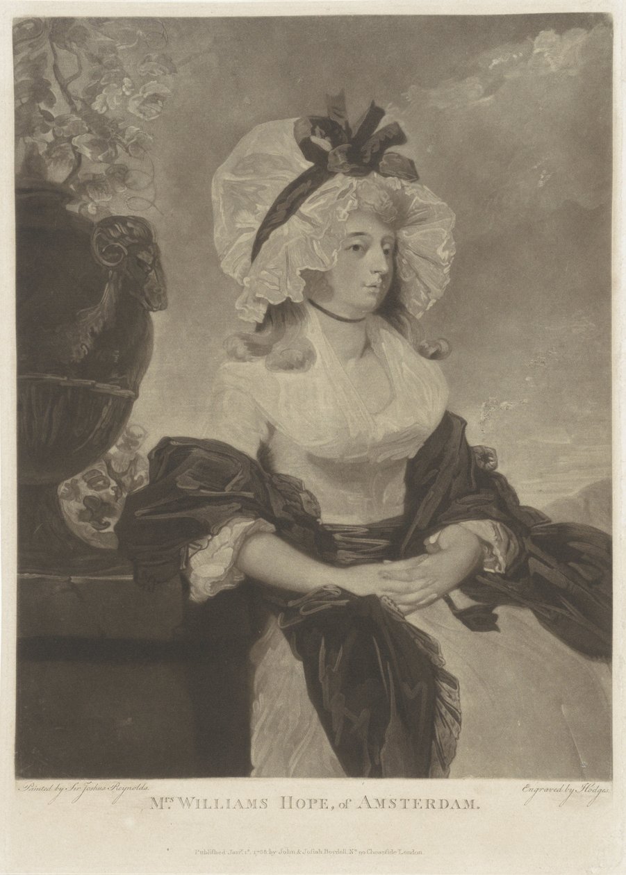 Portret de Anne Goddard-Williams Hope de Charles Howard Hodges