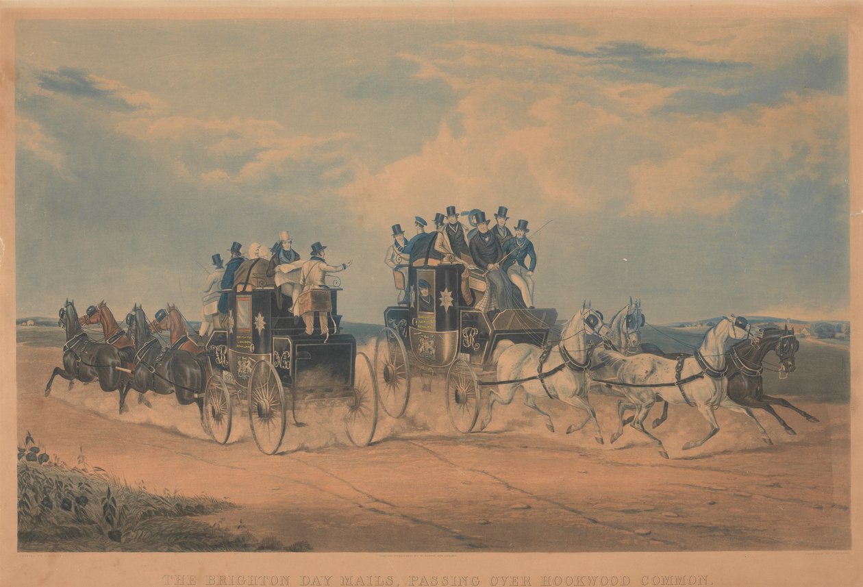 Coaching: El Brighton Day Mails, pasando por Hookwood Common de Charles Hunt