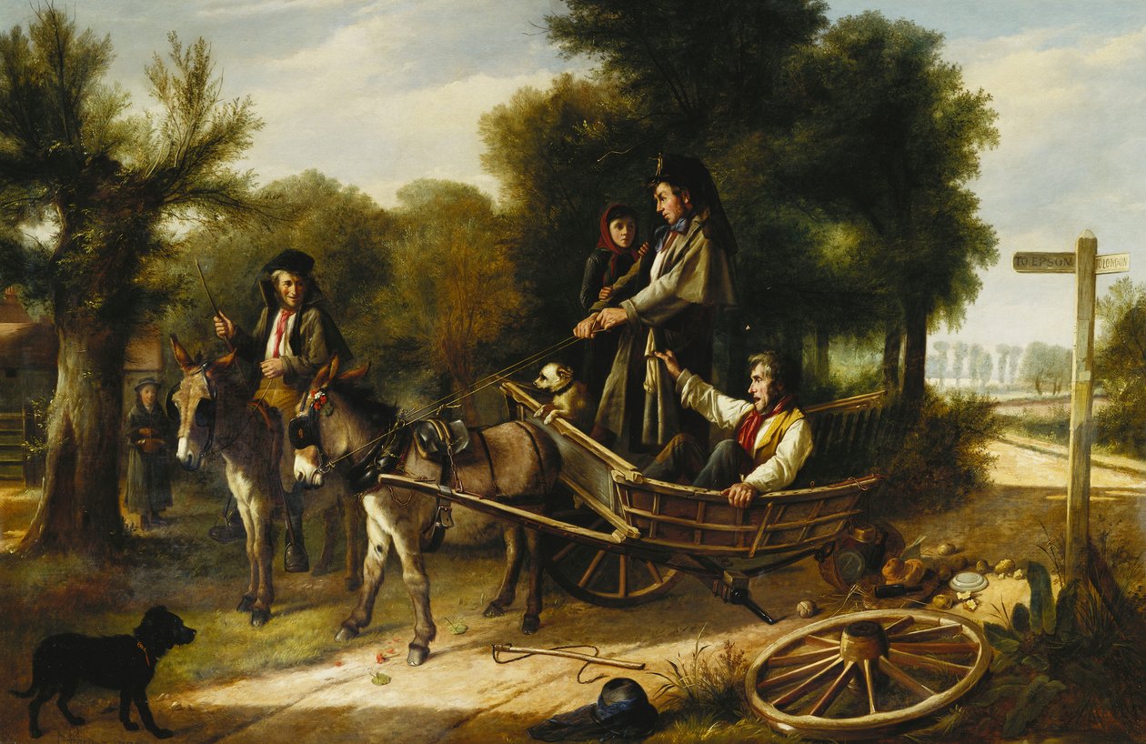 Contratiempo en el cruce, 1880 de Charles Hunt