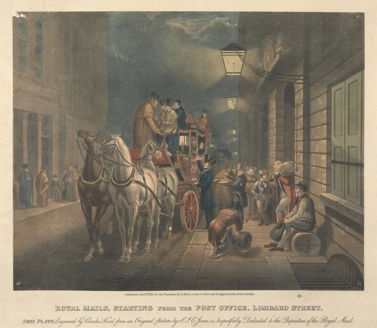 Royal Mails, a partir de la Oficina de Correos, Lombard Street de Charles Hunt