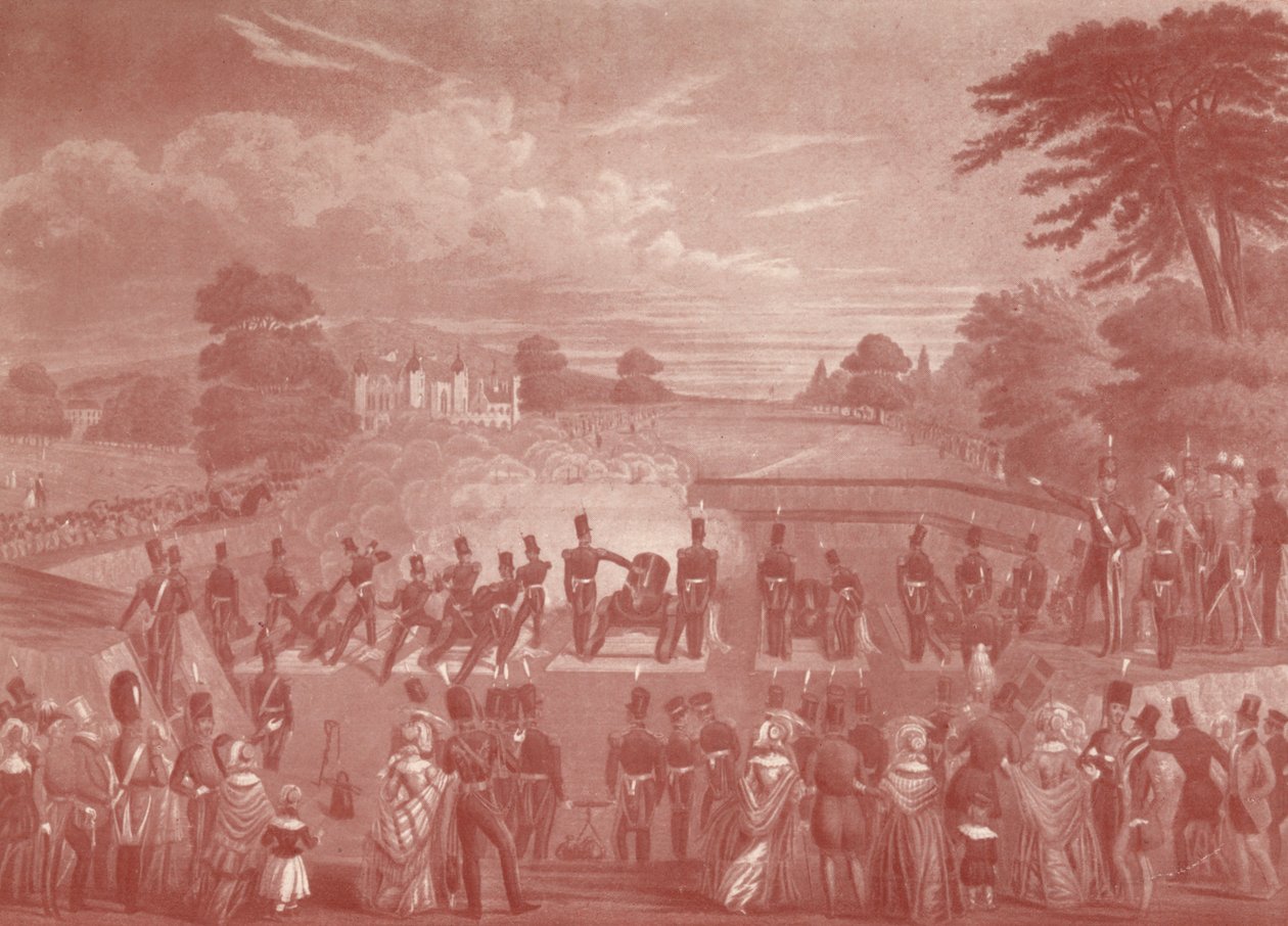 La batería de morteros en Woolwich, 1847 1909 de Charles Hunt