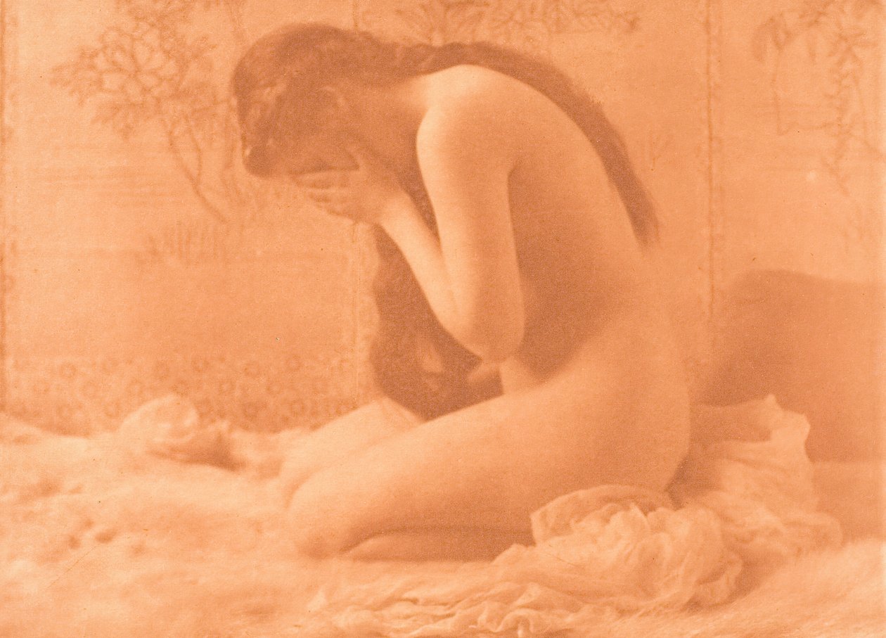 Magdalena llorando, c. 1897 de Charles I. Berg