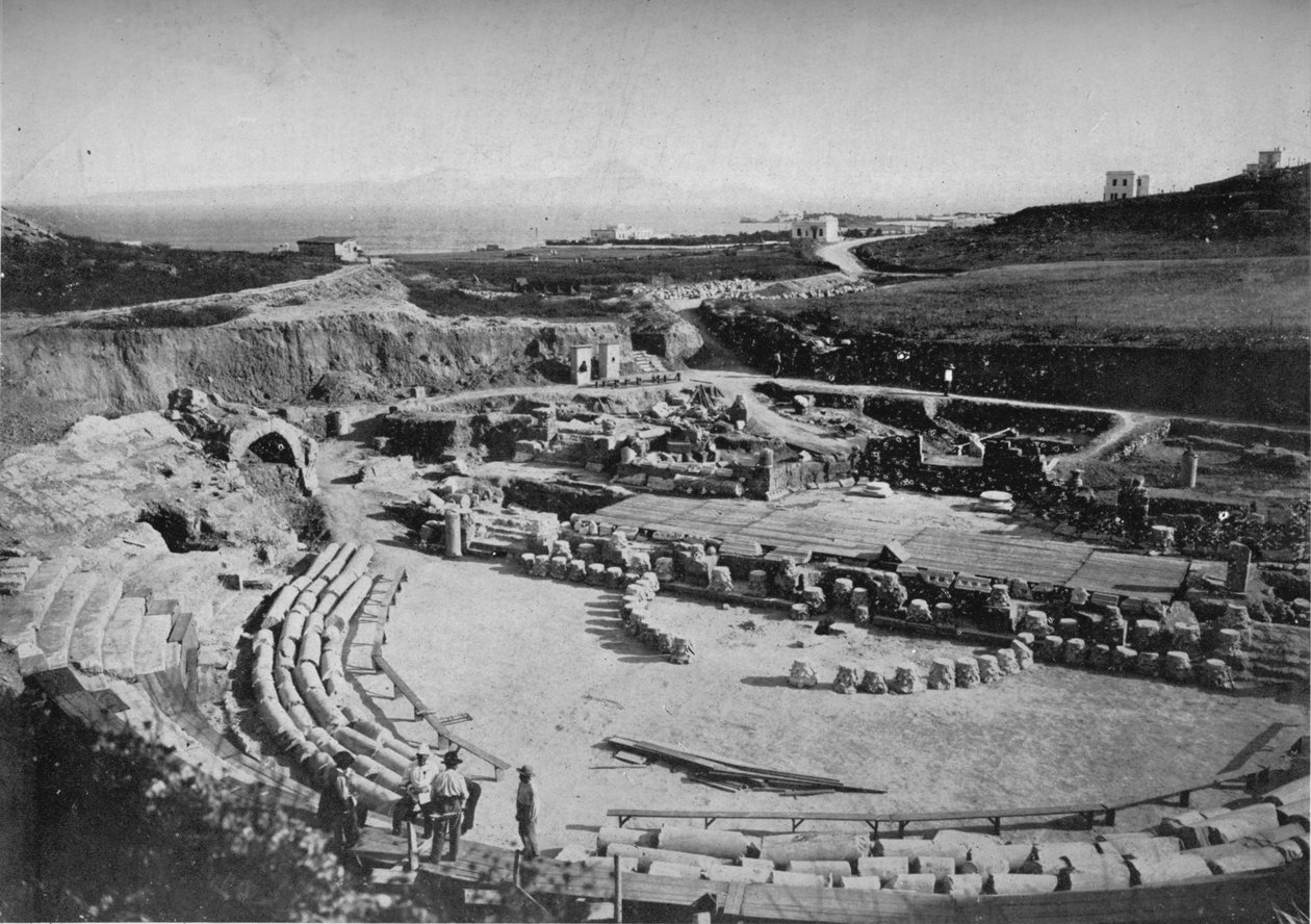 Cartago. El anfiteatro, c1913 de Charles J. S. Makin
