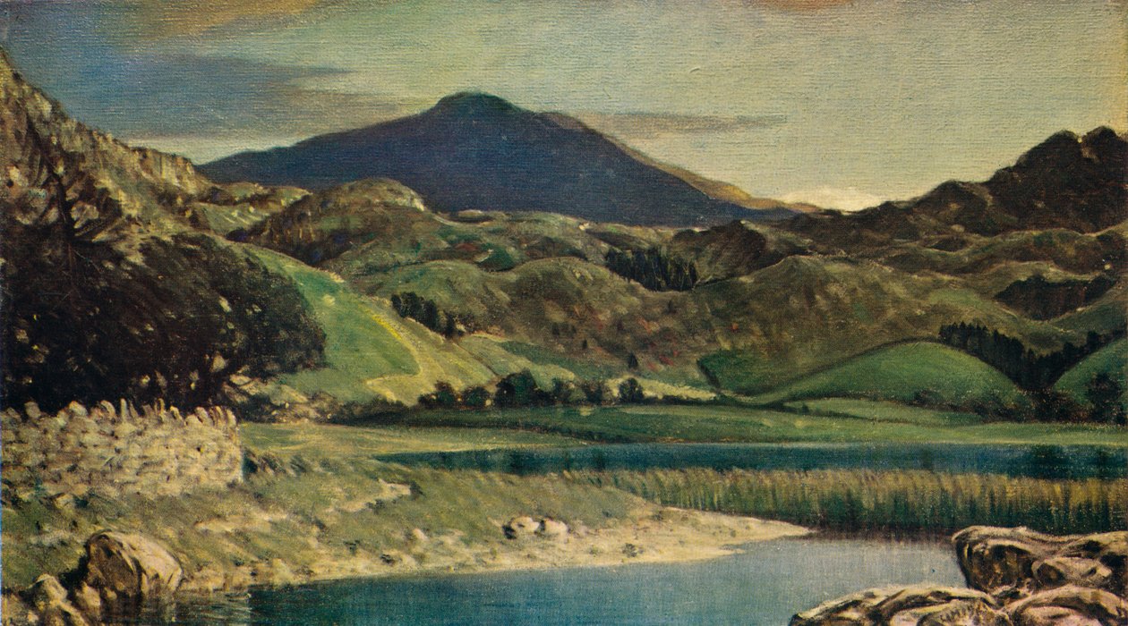 Watendlalh Tarn, cerca de Kewsick, 1919-1931 de Charles John Holmes