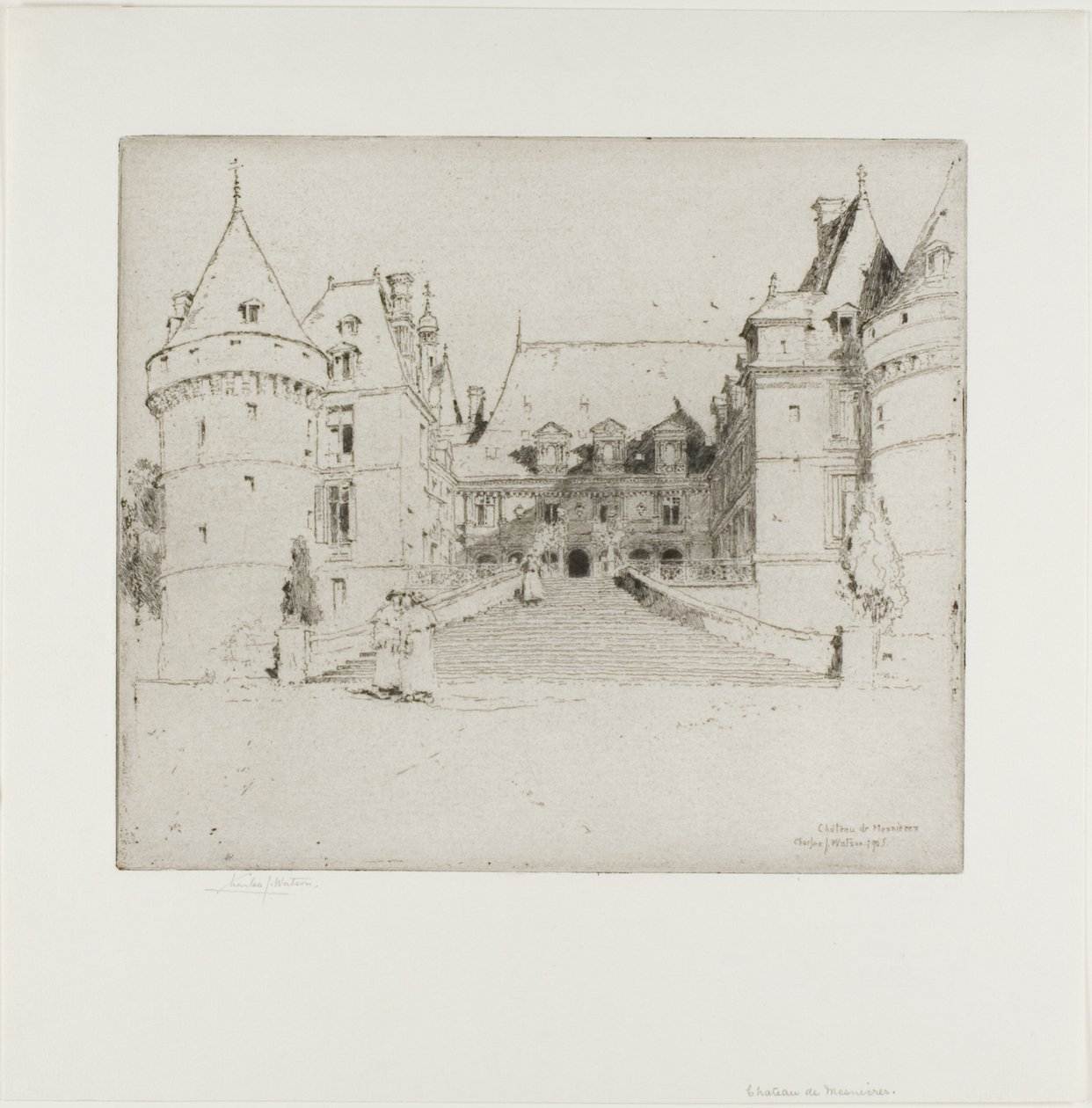 Castillo de Meanieres de Charles John Watson