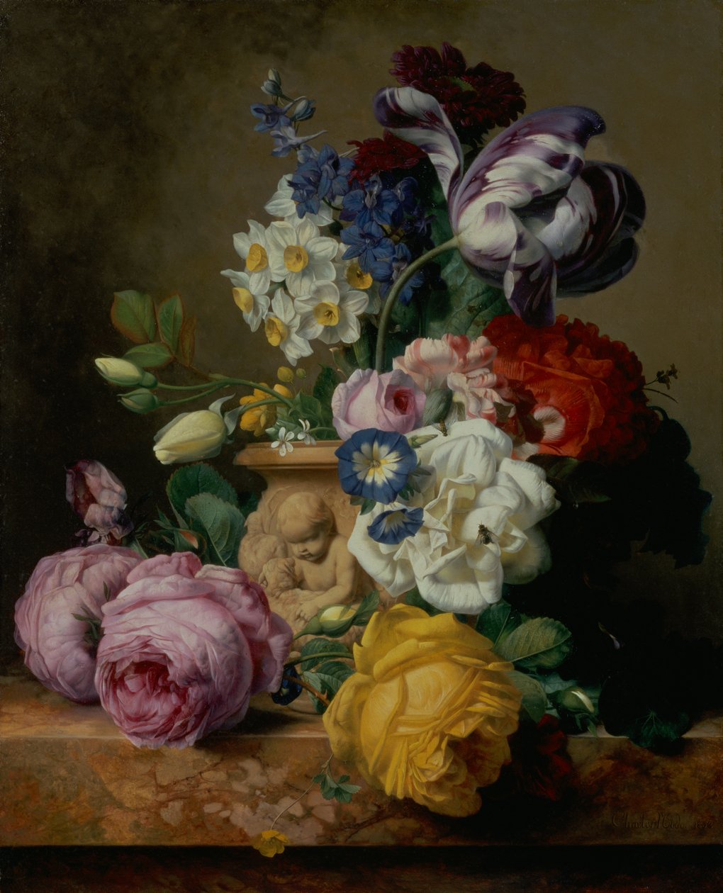 Bodegón de flores de Charles Joseph Node